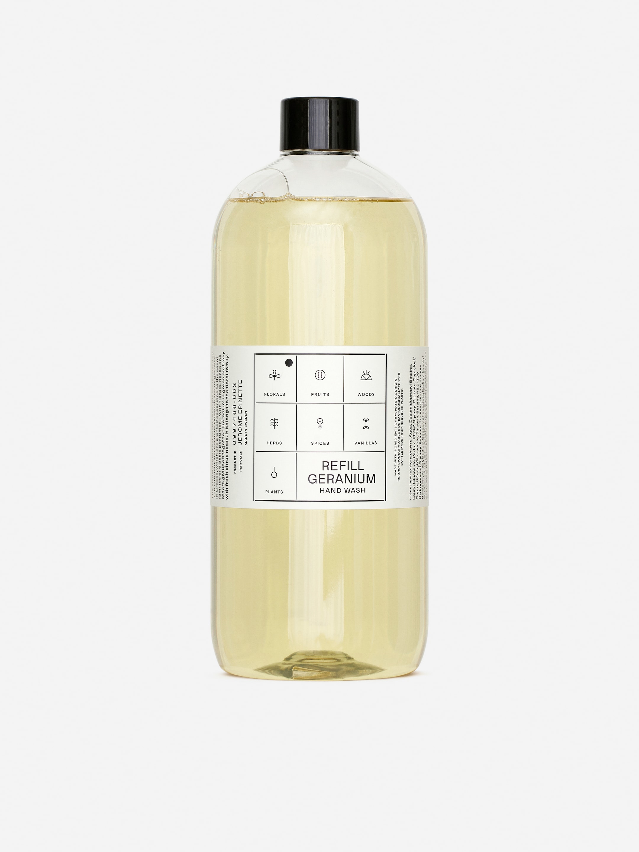 Hand Wash Refill Geranium 1000 ml-Transparent-8600
