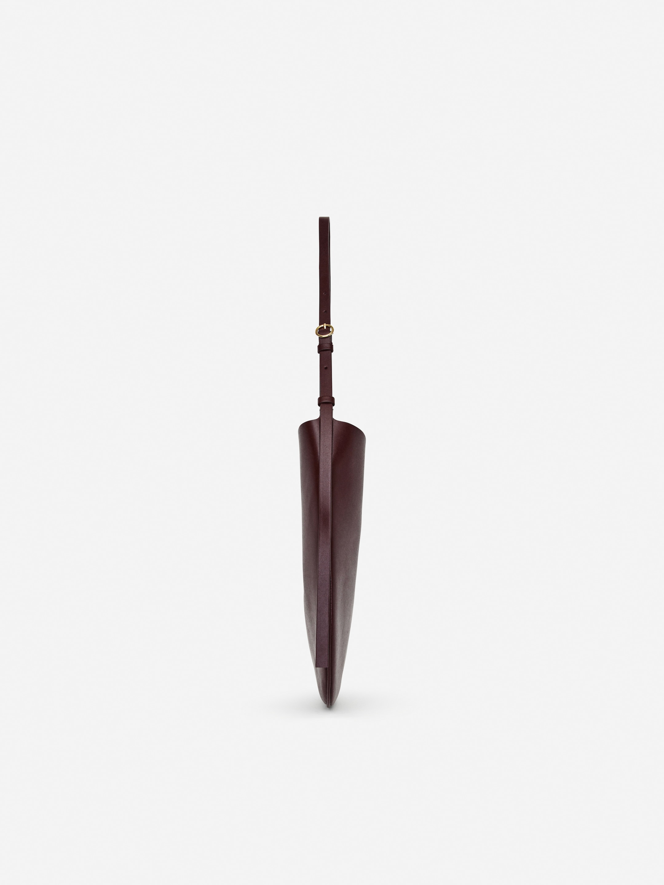 Crescent Shoulder Bag - Burgundy - women - StillMedia/DescriptiveStillLife - 10