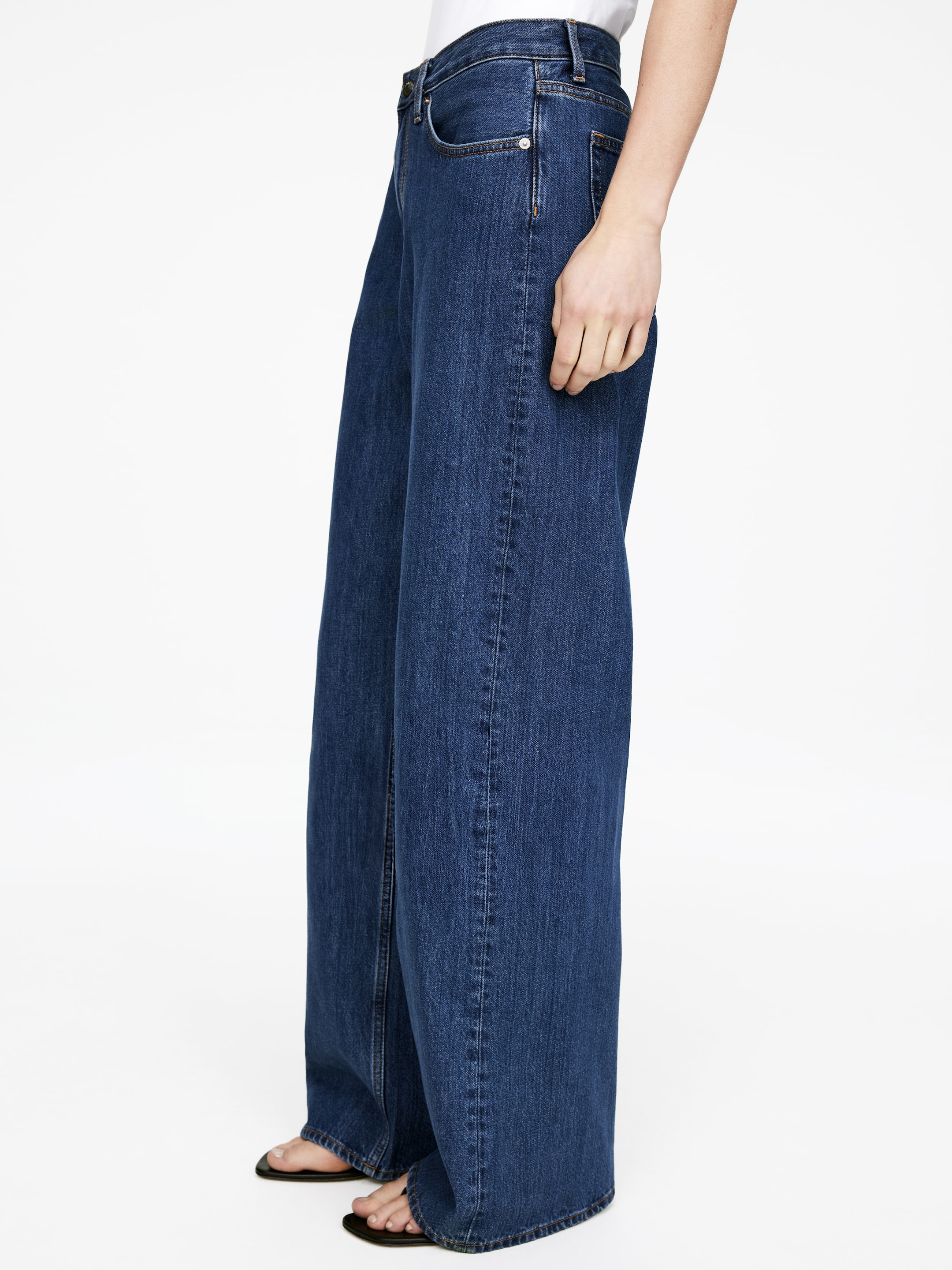 Agrandir l'image: Jean large ample CLOUD - Bleu moyen - FEMME | H&M CH 2
