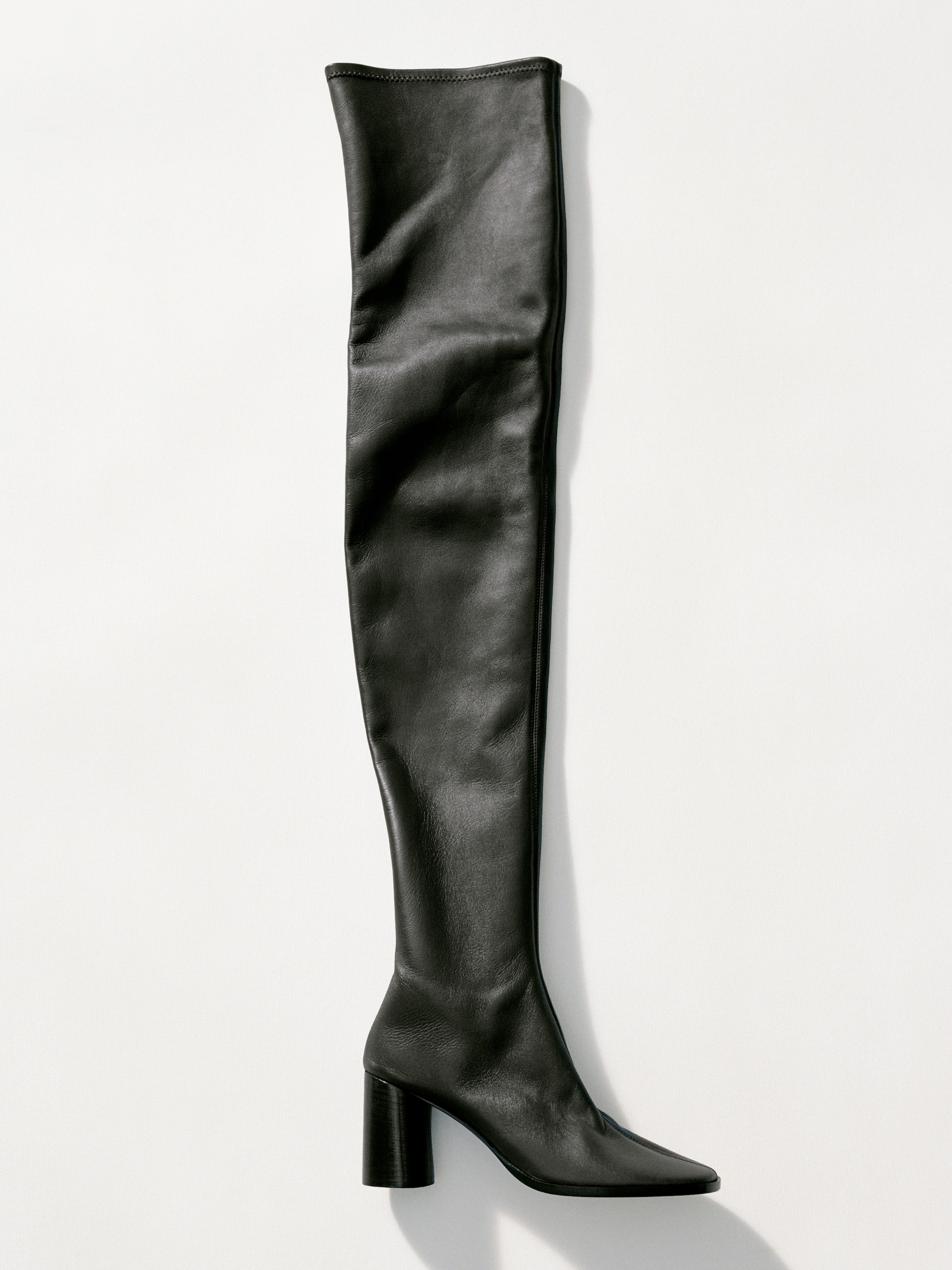 Botas de piel elástica por encima de la rodilla - Marrón - women - StillMedia/Environmental - 1