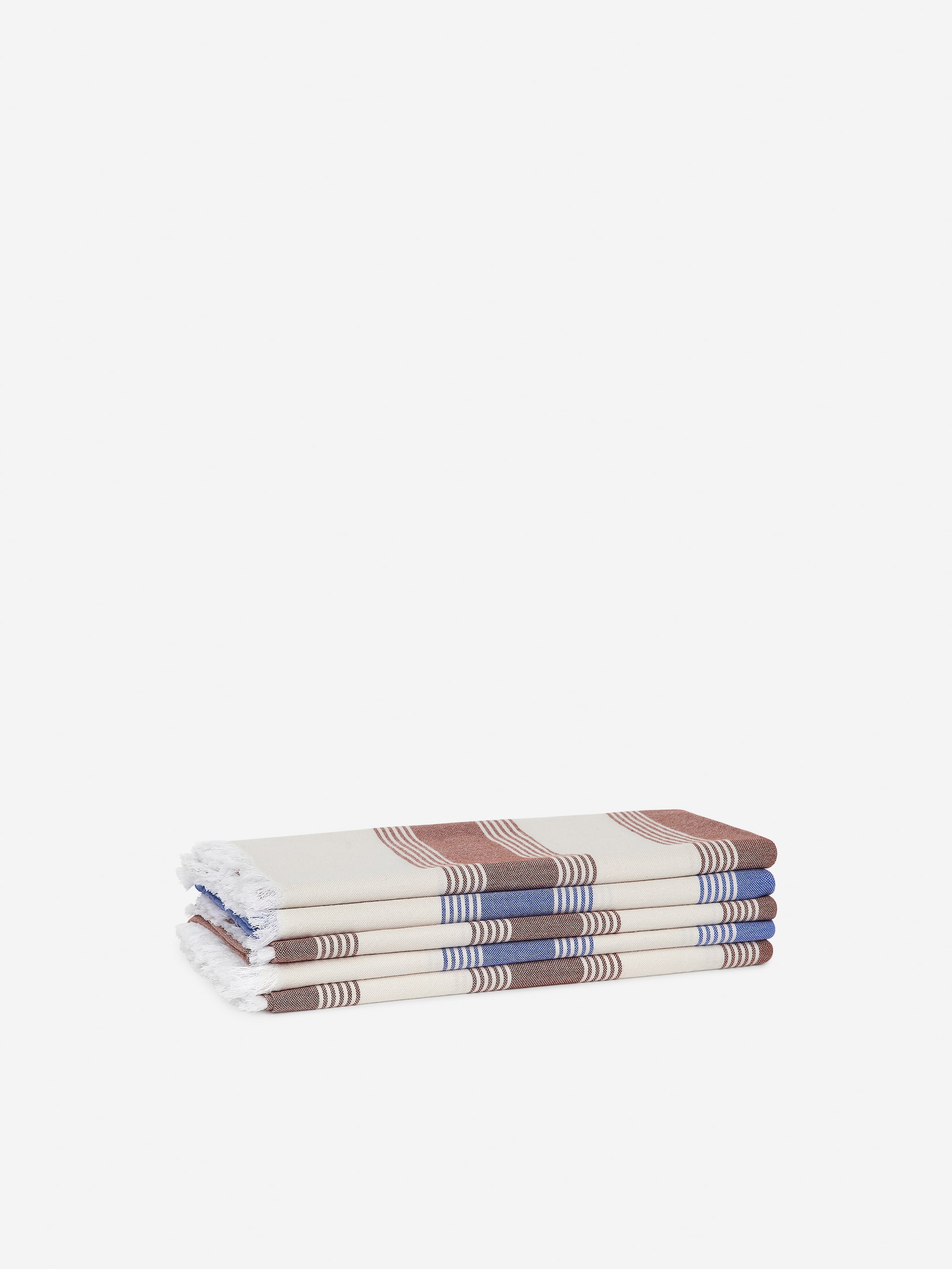 Cotton Beach Blanket - Off White/Blue - Homeware - StillMedia/DescriptiveDetail - 2