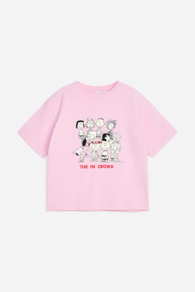 T-shirt med Radiserne - Pink/Hvid - 1