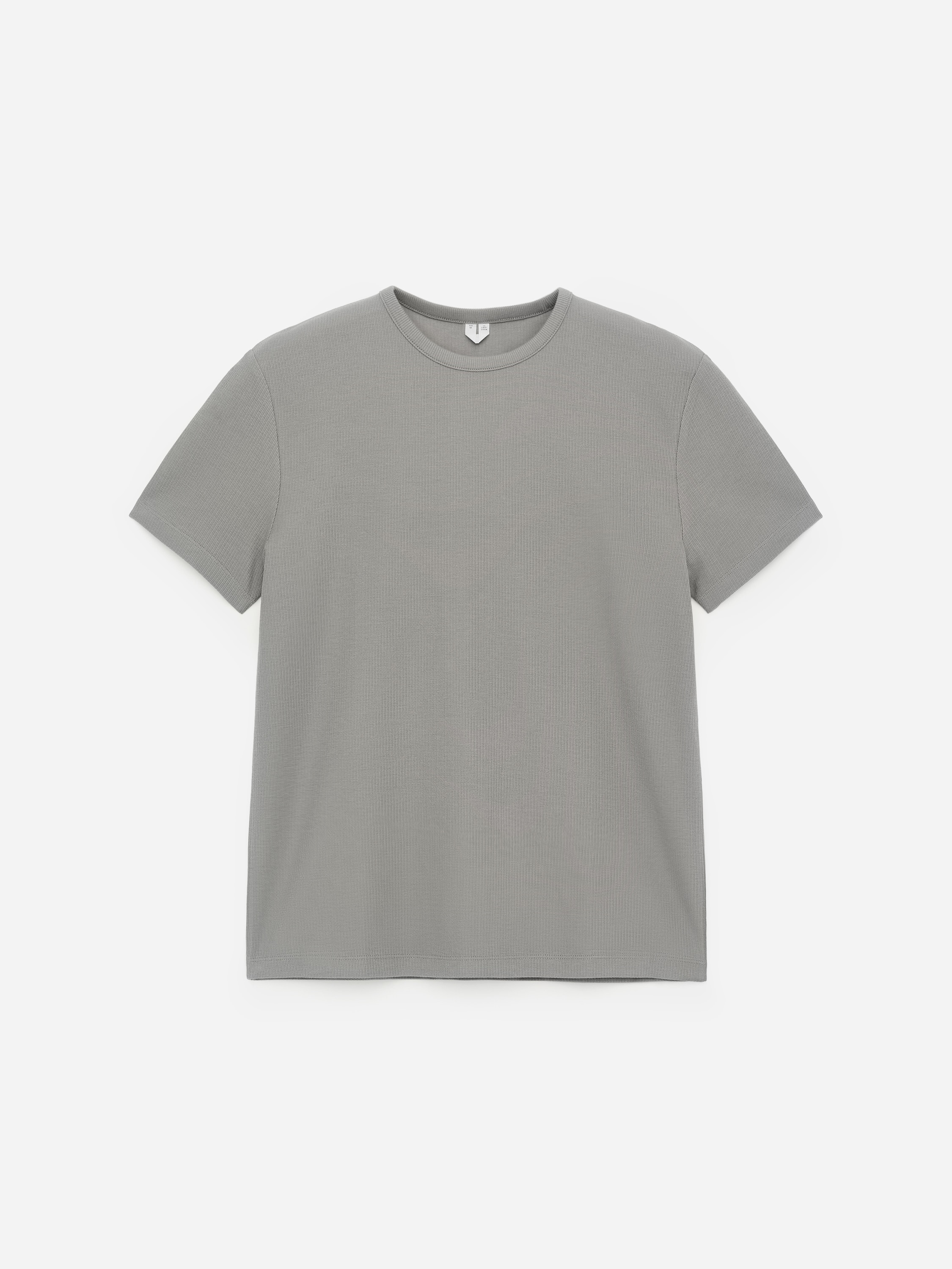 T-shirt ajusté en coton - gris/Noir