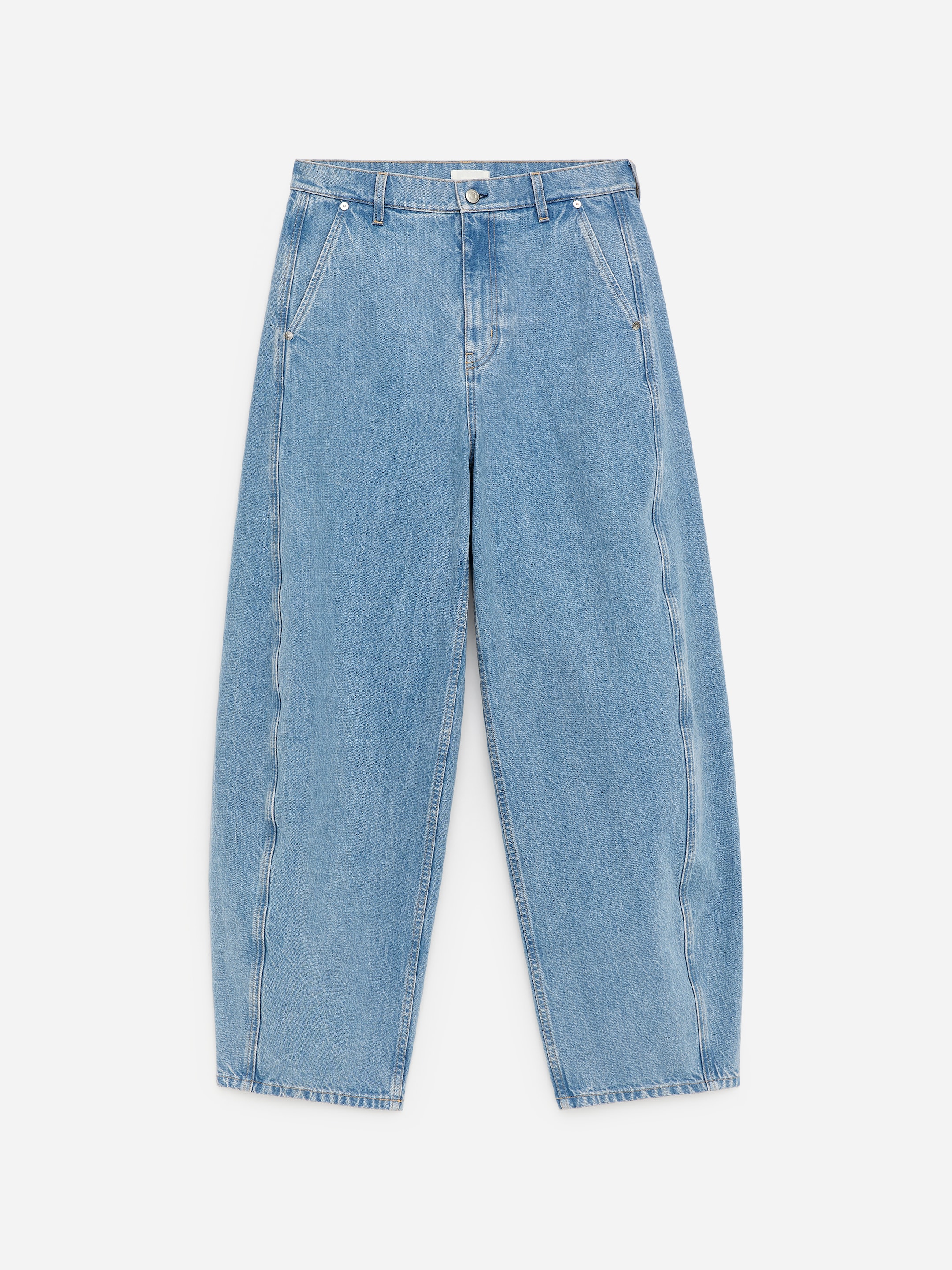 Barrel-Leg Jeans-Blue-18528