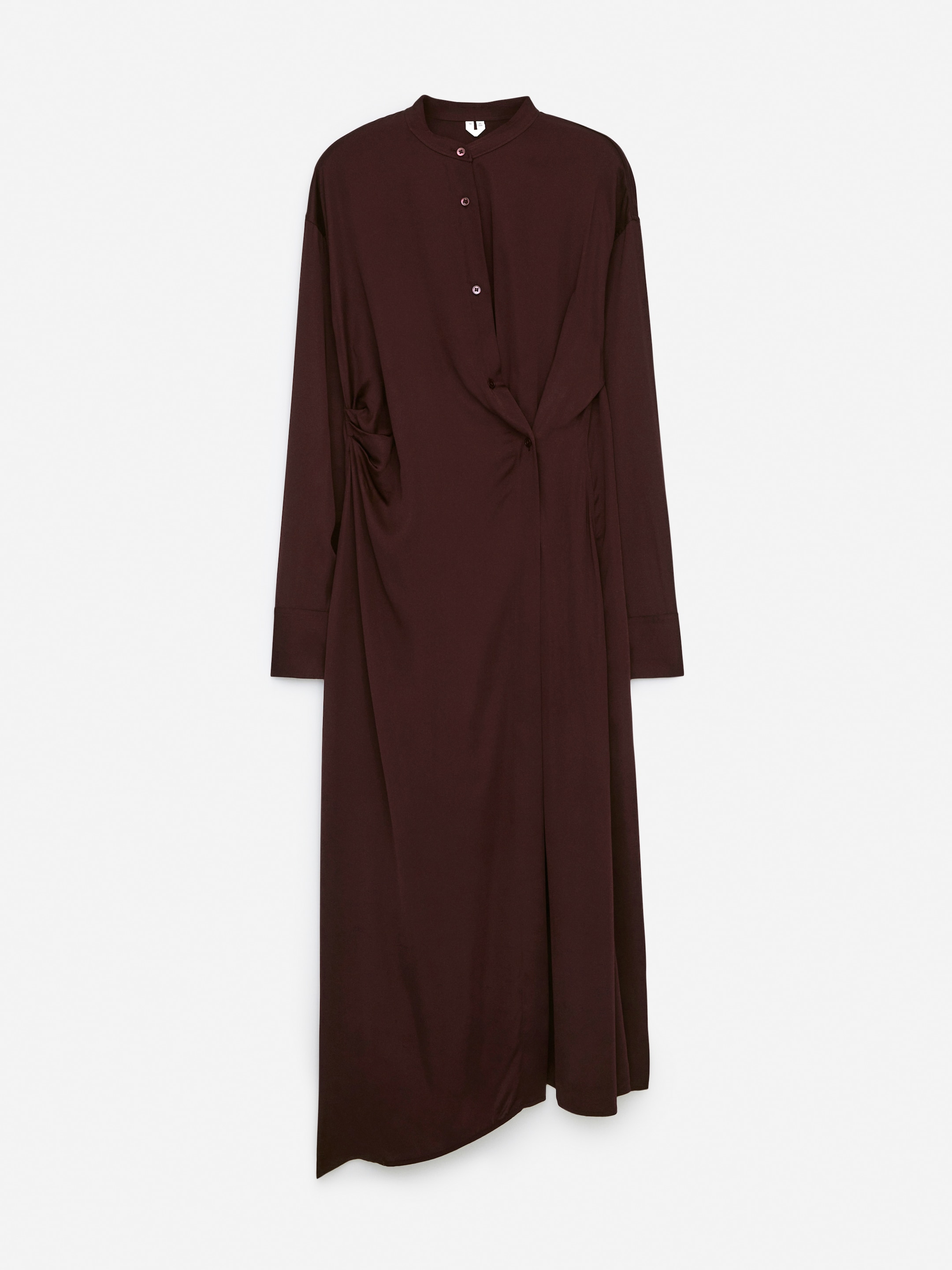 Midi-Wickelkleid - Burgunderrot - Regular Fit - Damen - StillMedia/DescriptiveStillLife - 1