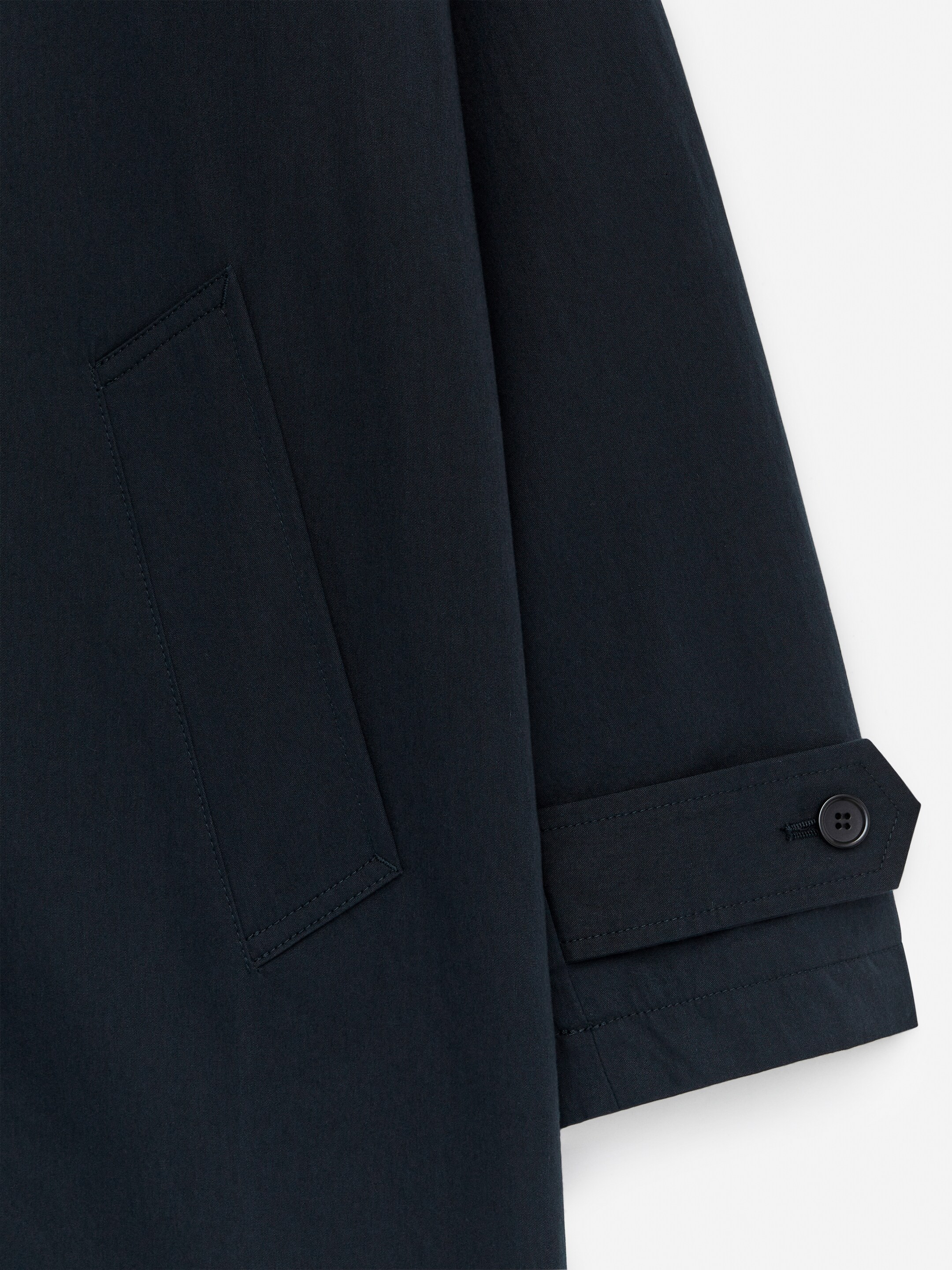 Grotere afbeelding bekijken: 2-in-1 Mid-Length Car Coat - Dark Blue - HEREN | H&M BE 2