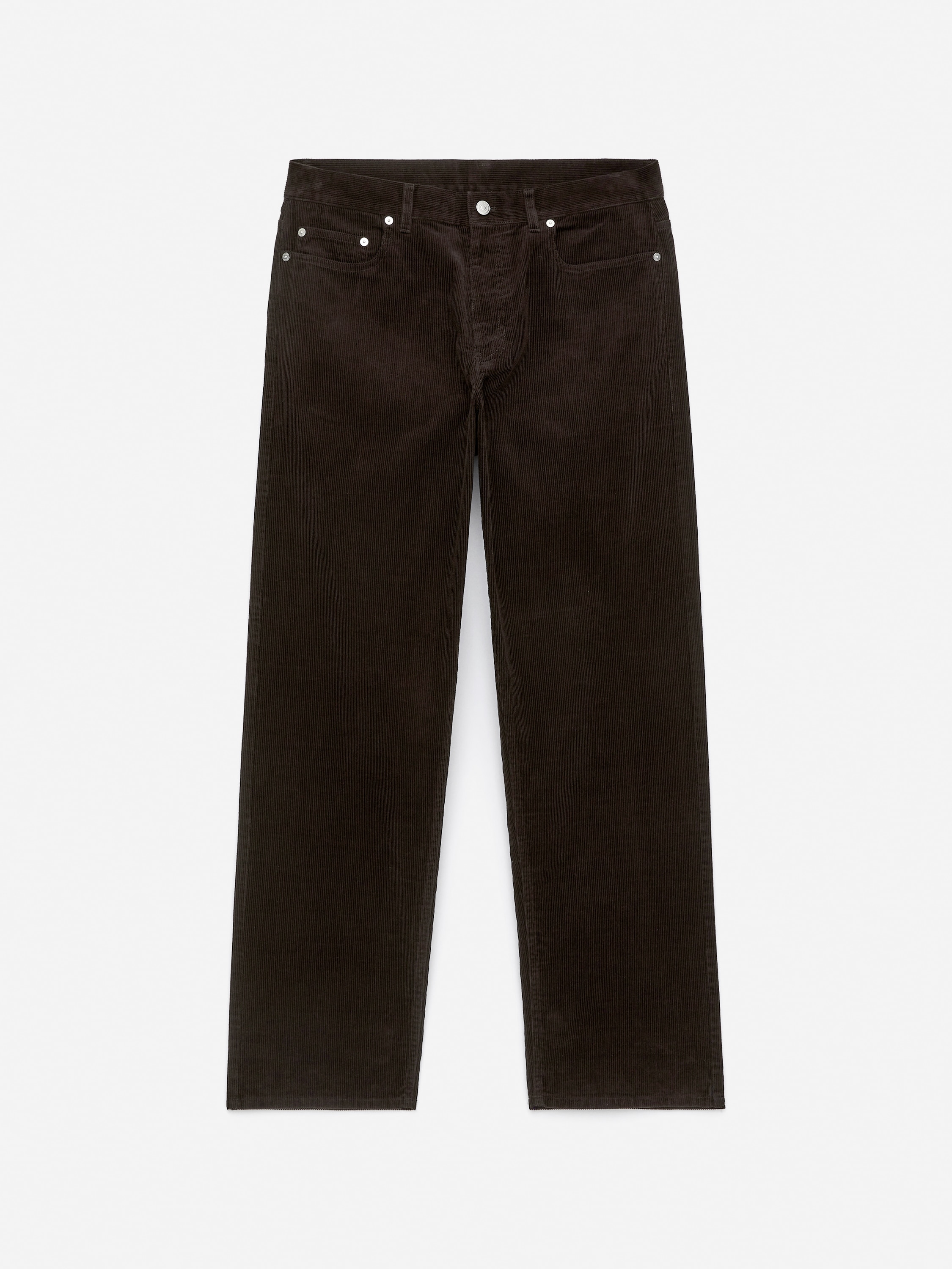 LOOSE Corduroy Trousers - Brown/Light Mole/Black