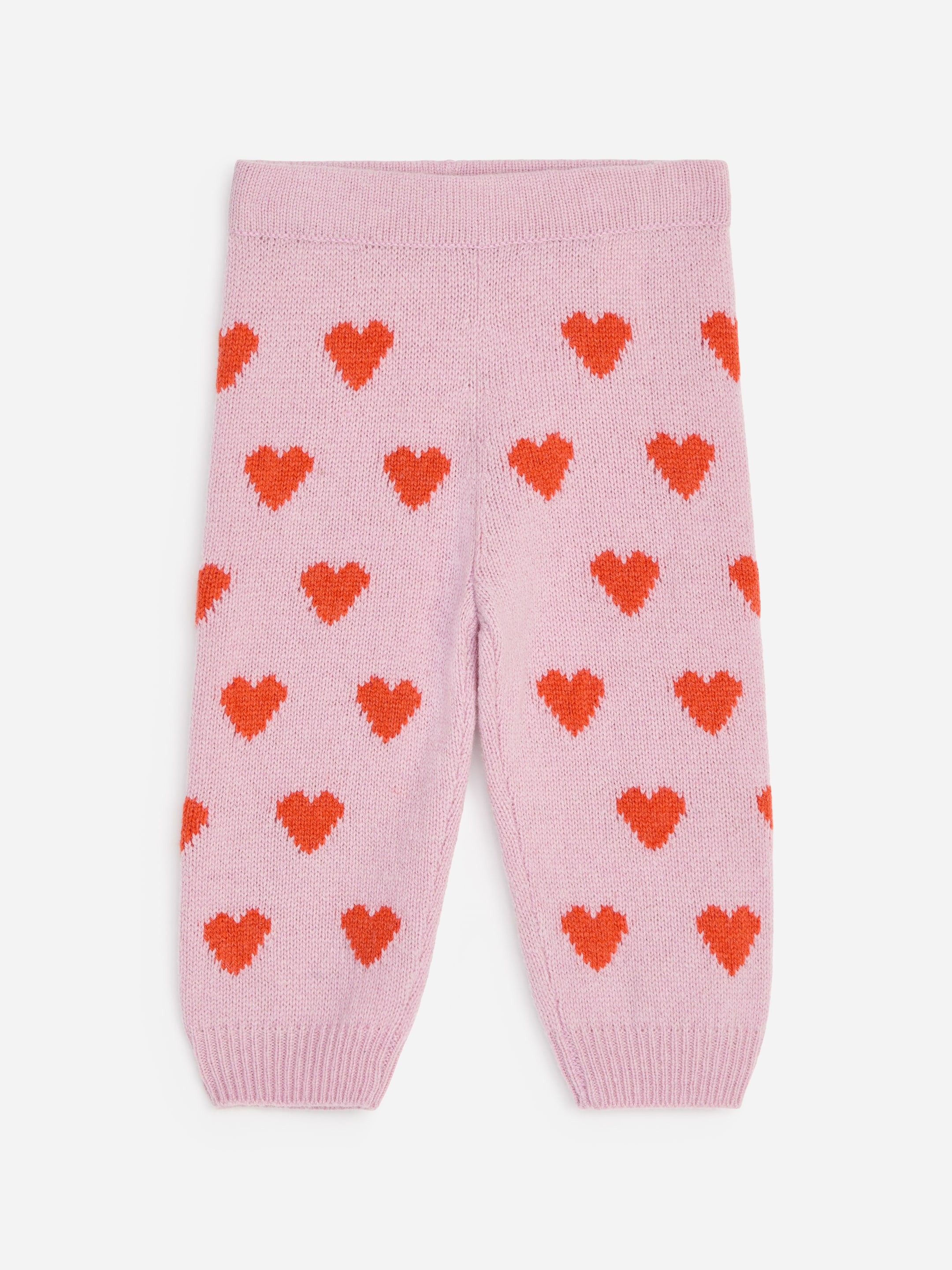 Wool Trousers-Pink-21006