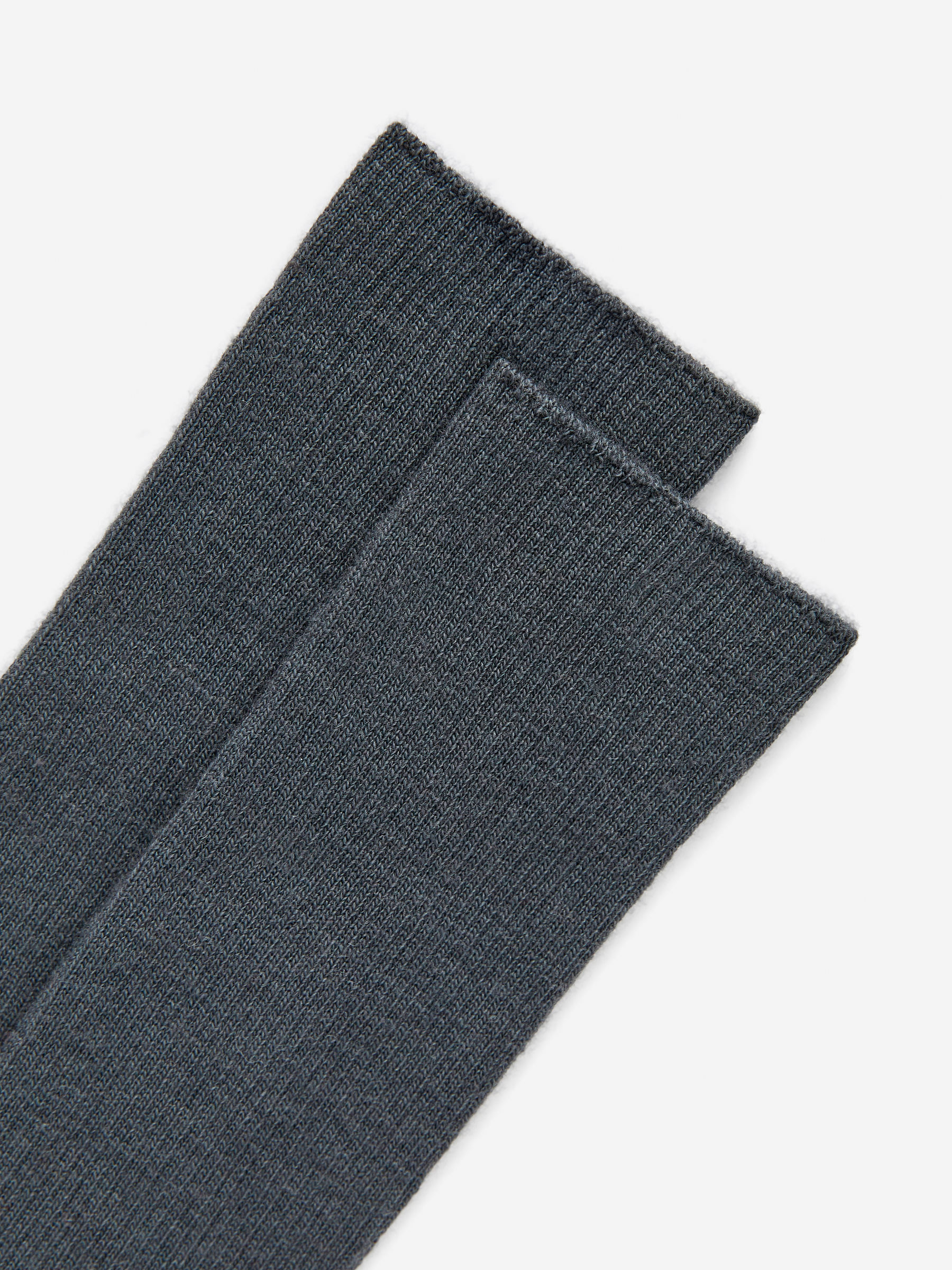 Calcetines de canalé en mezcla de lana - Gris - Women - StillMedia/DescriptiveDetail - 2