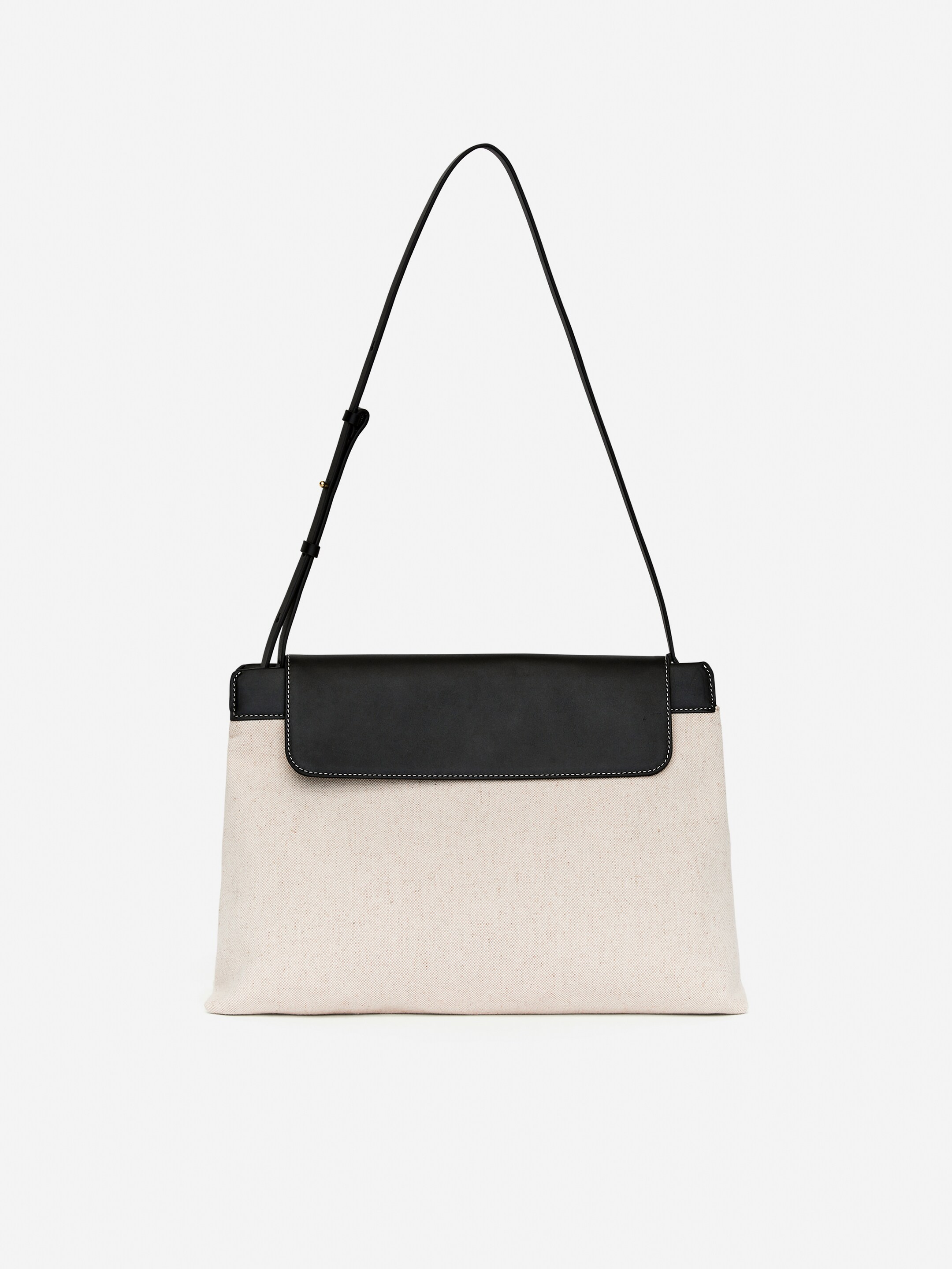 Agrandir l'image: Sac en toile et cuir - Beige clair - FEMME | H&M FR 1