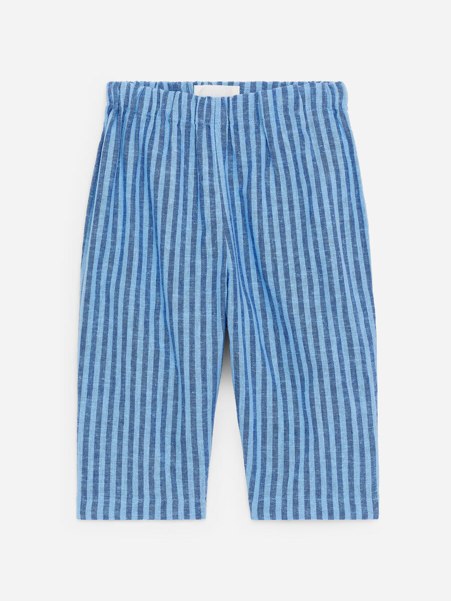 ARKET Kids   Linen-Cotton Trousers Blue,  size 92