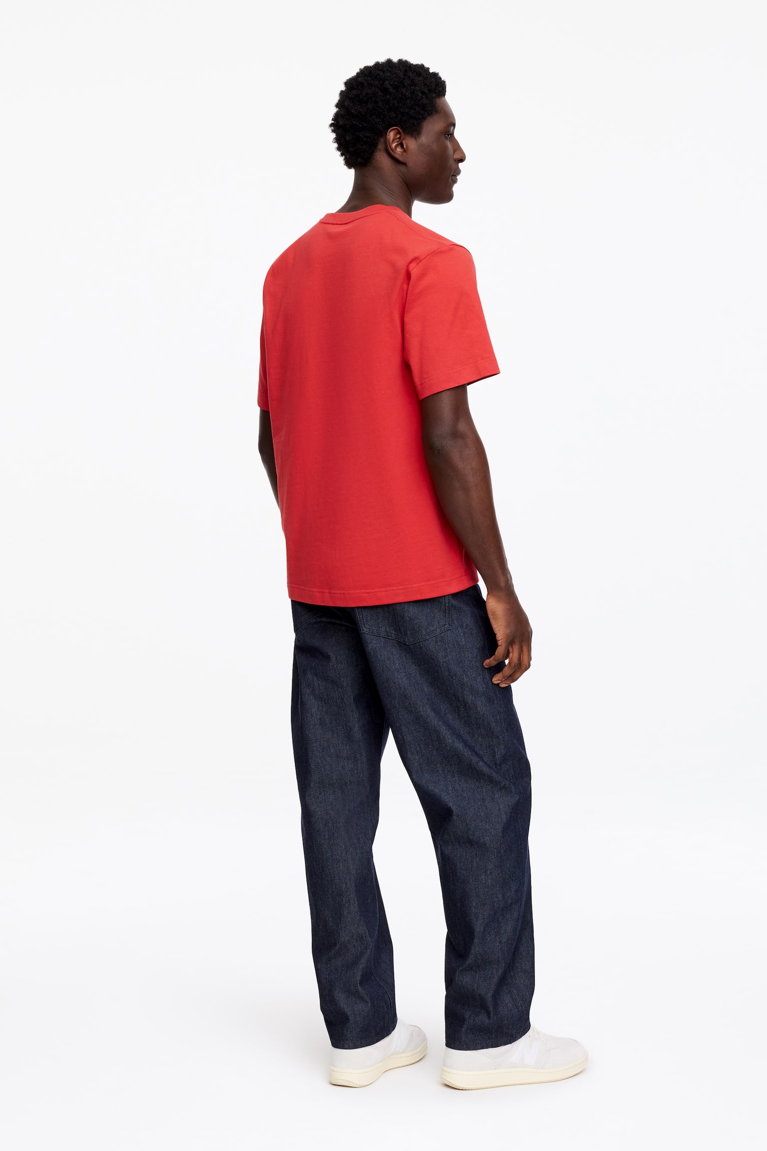 T-shirt con vestibilità rilassata da 220 GSM-Rosso - 3