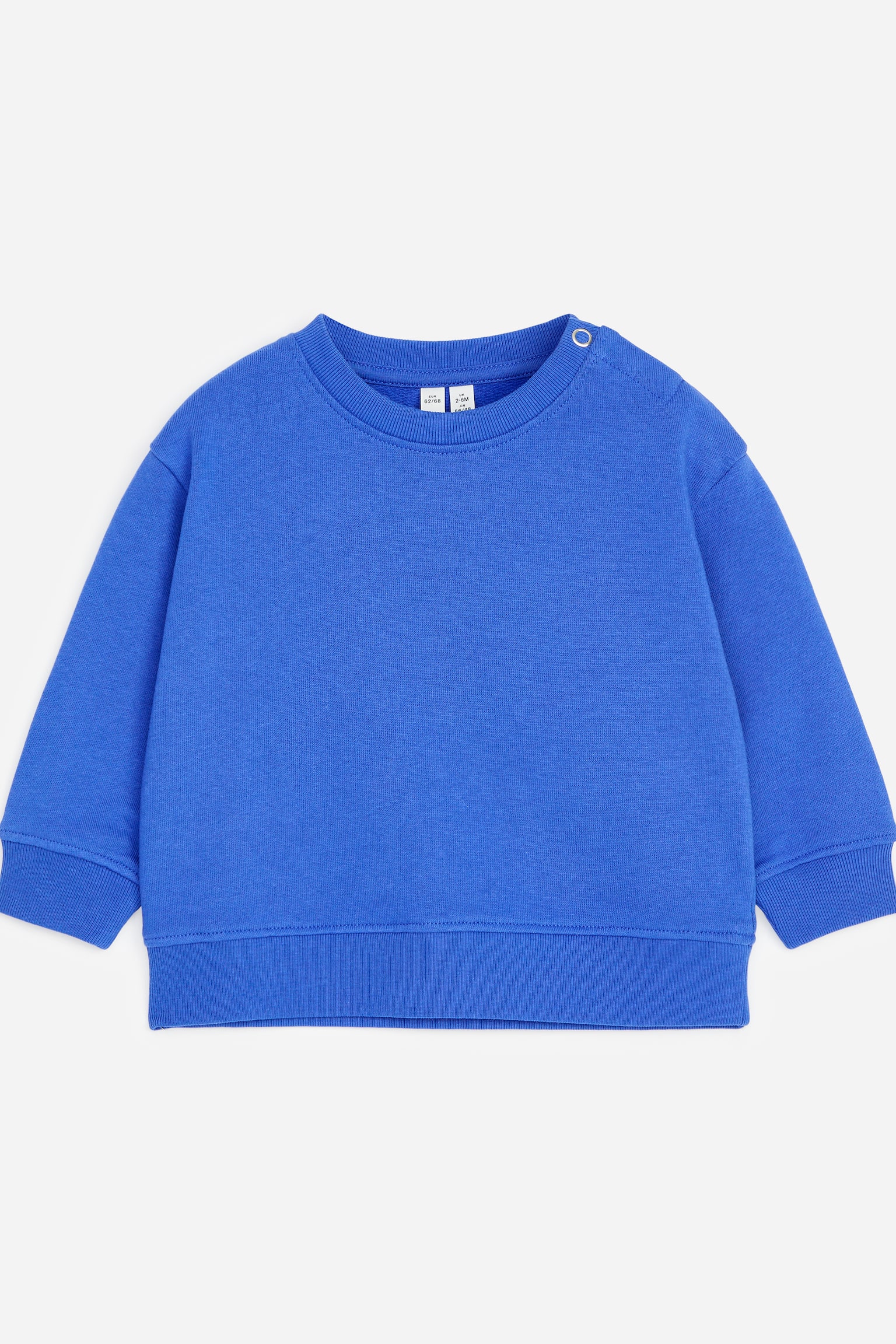 Felpa in cotone - Blu/Verde/Beige