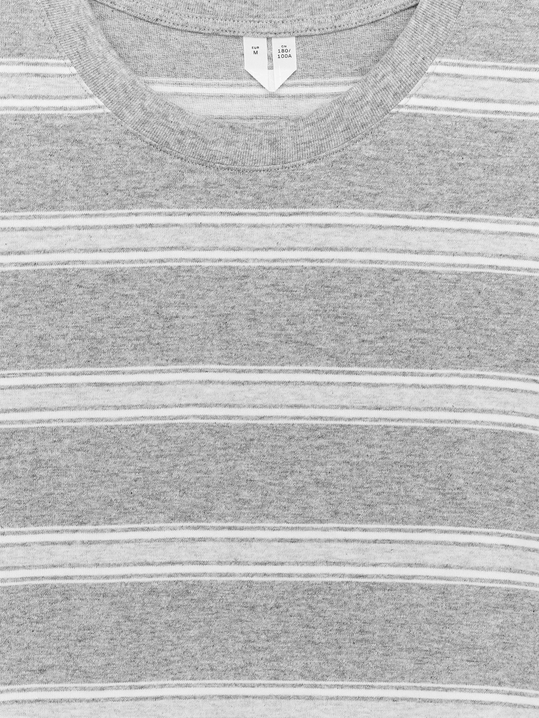 Långärmad t-shirt - Grå/vit - Relaxed fit - Men - StillMedia/DescriptiveDetail - 1