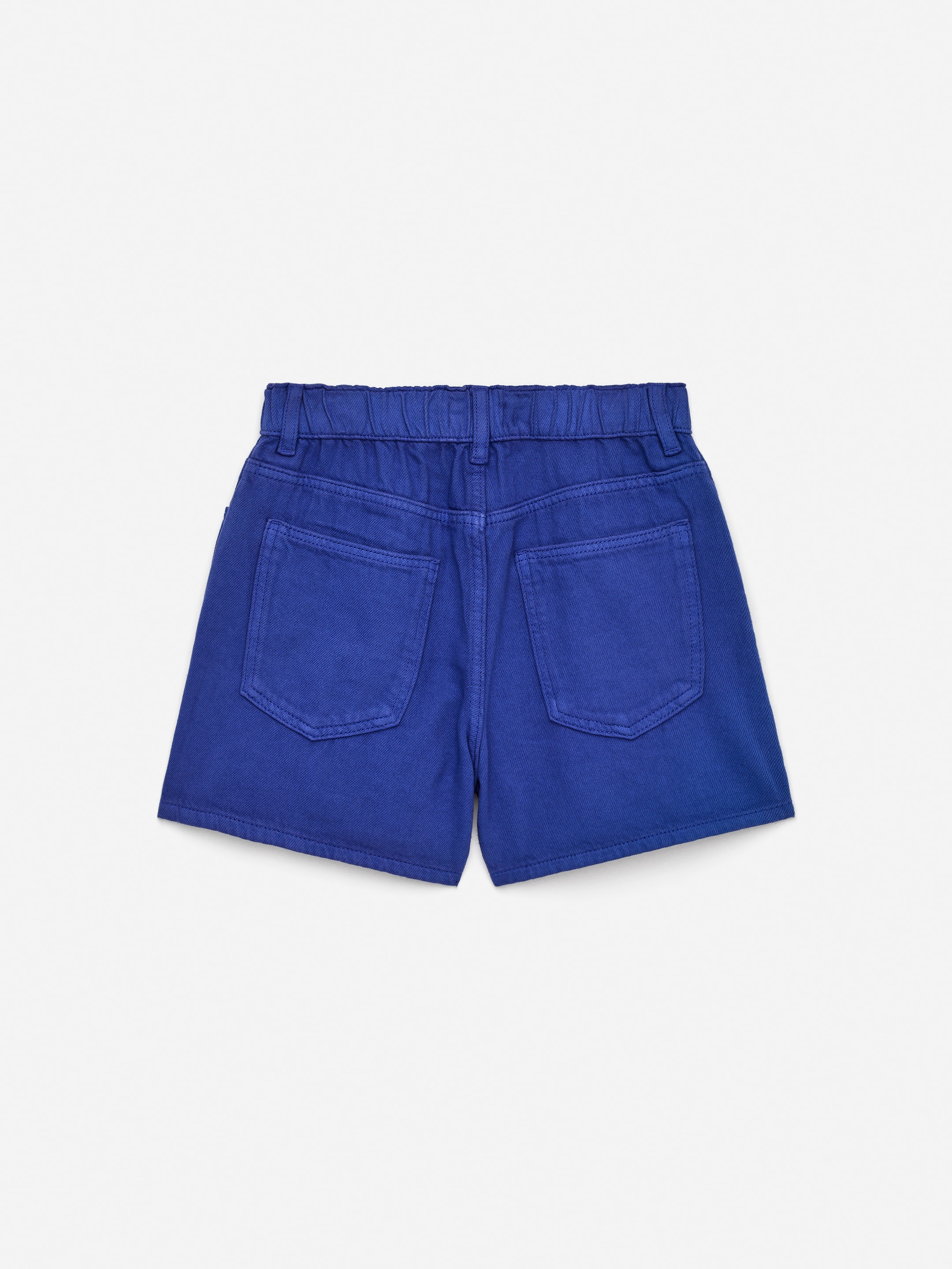 Shorts in denim con ricami - Blu brillante - Relaxed fit - Women - StillMedia/DescriptiveStillLife - 1