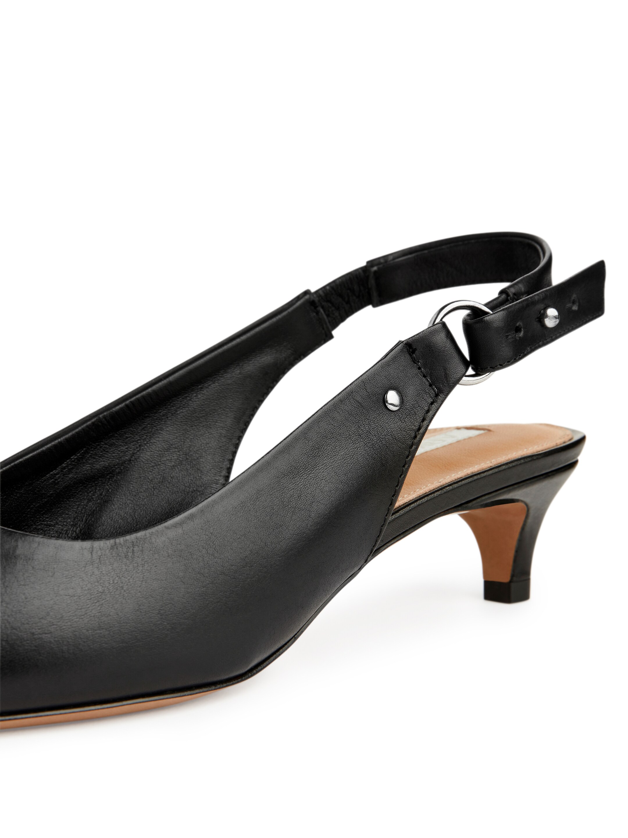 Slingback-Lederpumps - Schwarz - Women - StillMedia/DescriptiveDetail - 1