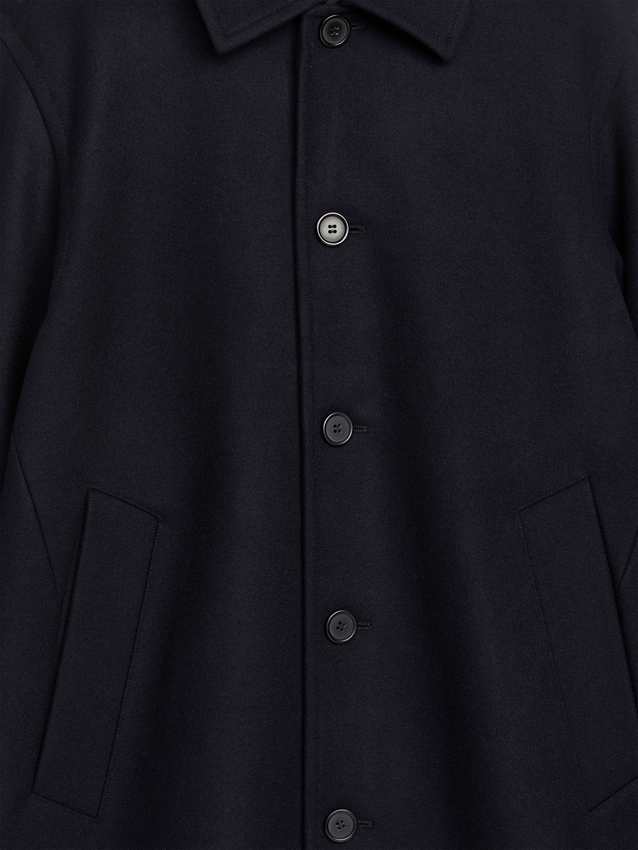Cappotto Melton pesante - Blu scuro - Oversize - Men - StillMedia/DescriptiveDetail - 1