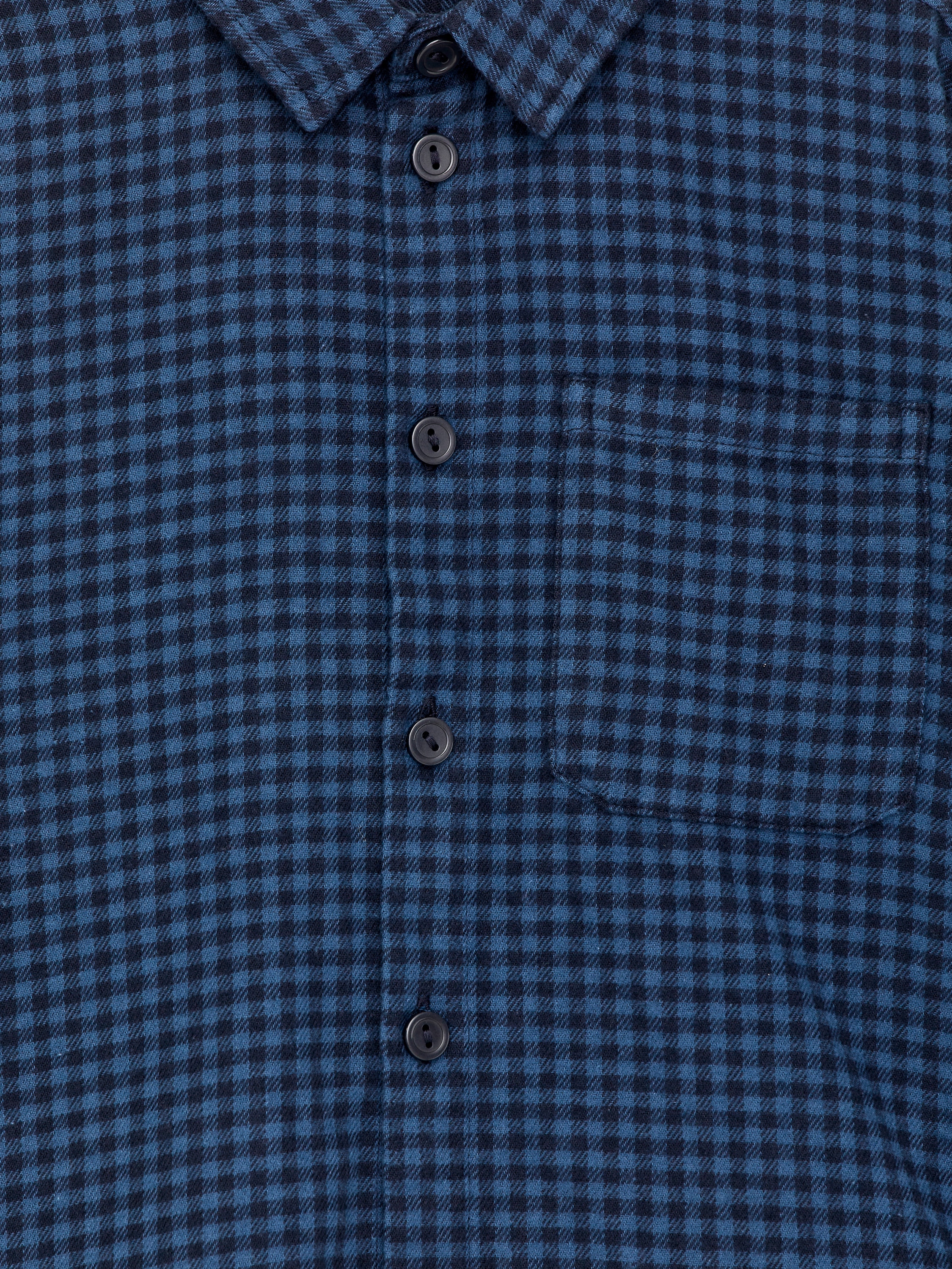 Camicia corta a quadri in flanella di cotone biologicoroderick check rusty orange da Donna | IT