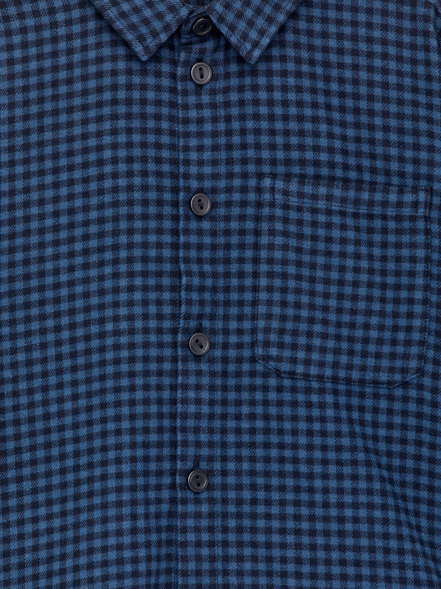 Chemise à carreaux en flanelle - Bleu/Bleu foncé - 2