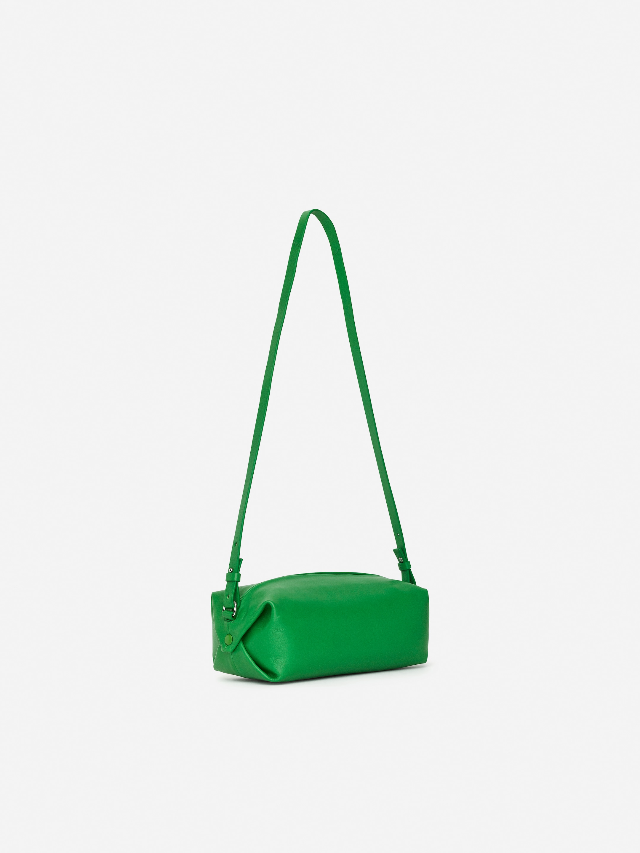 Ver imagen más grande: Bolso bandolera de piel - Verde brillante - MUJER | H&M ES 4