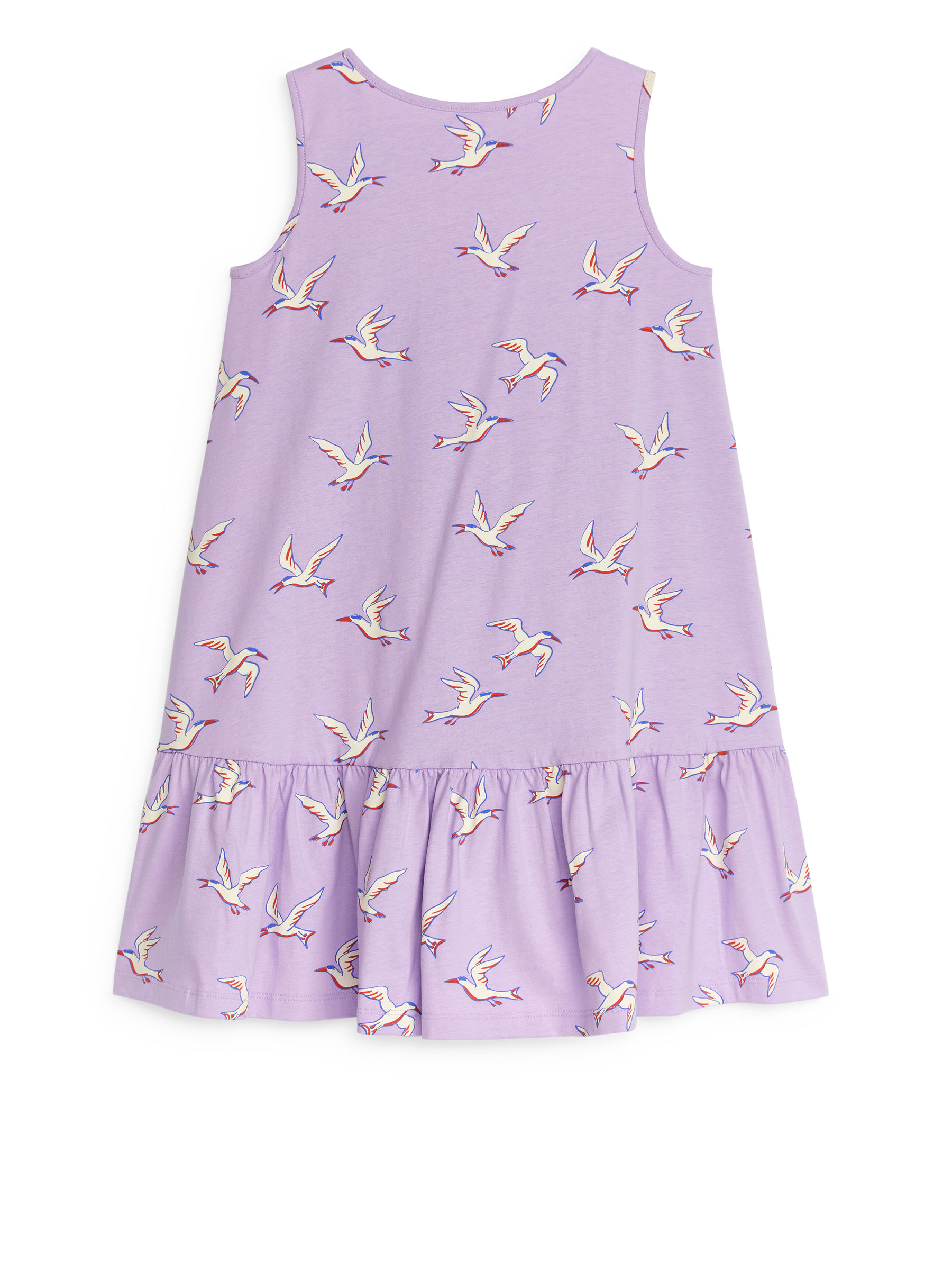 Jerseykleid mit Rüschen - Lila - Regular Fit - Kinder - StillMedia/DescriptiveStillLife - 1