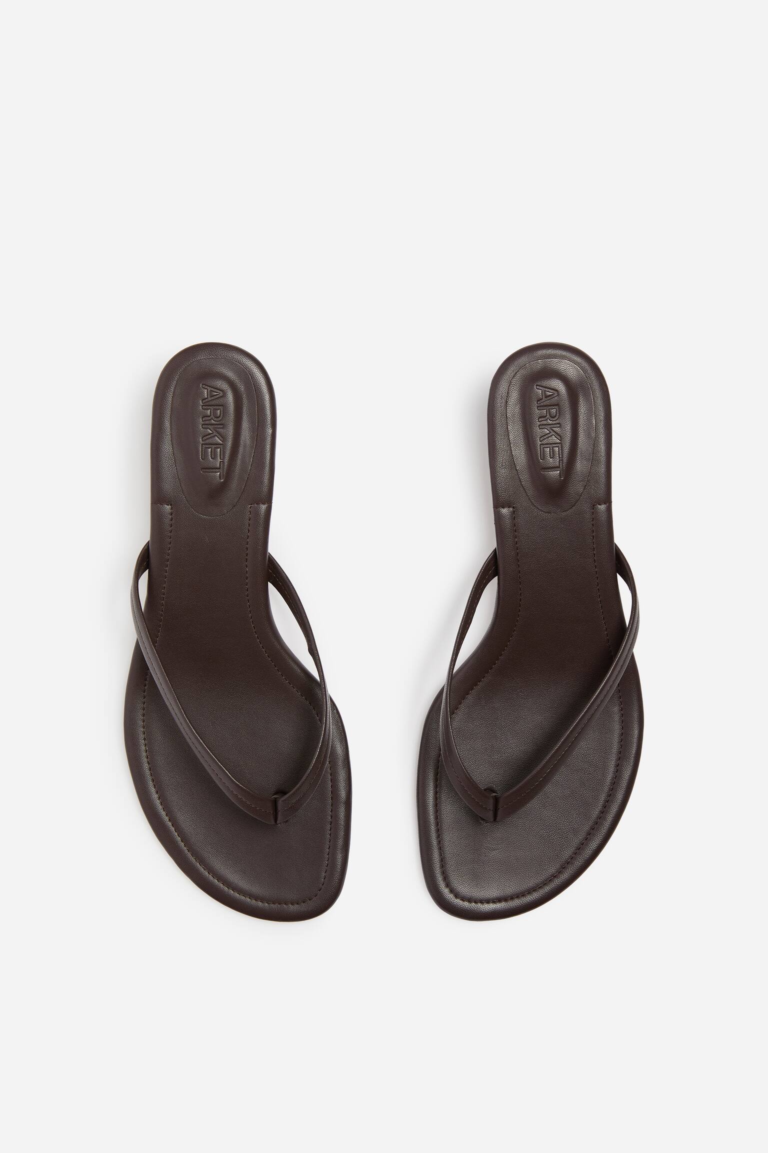 Șlapi Cu Toc Kitten - Maro închis - 8