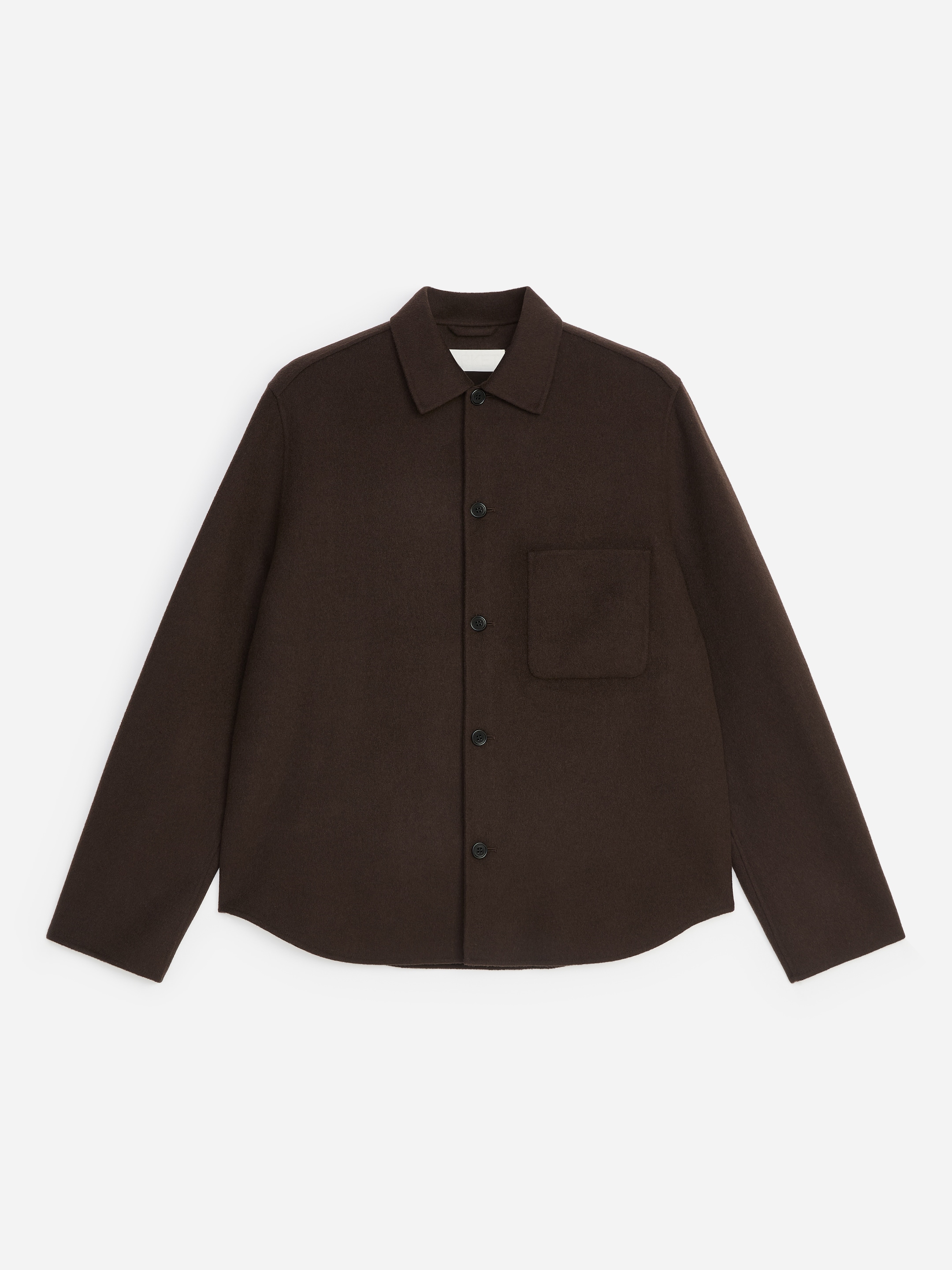 Doubleface-Overshirt aus Wollmischung - Braun - Regular Fit - men - StillMedia/DescriptiveStillLife - 1