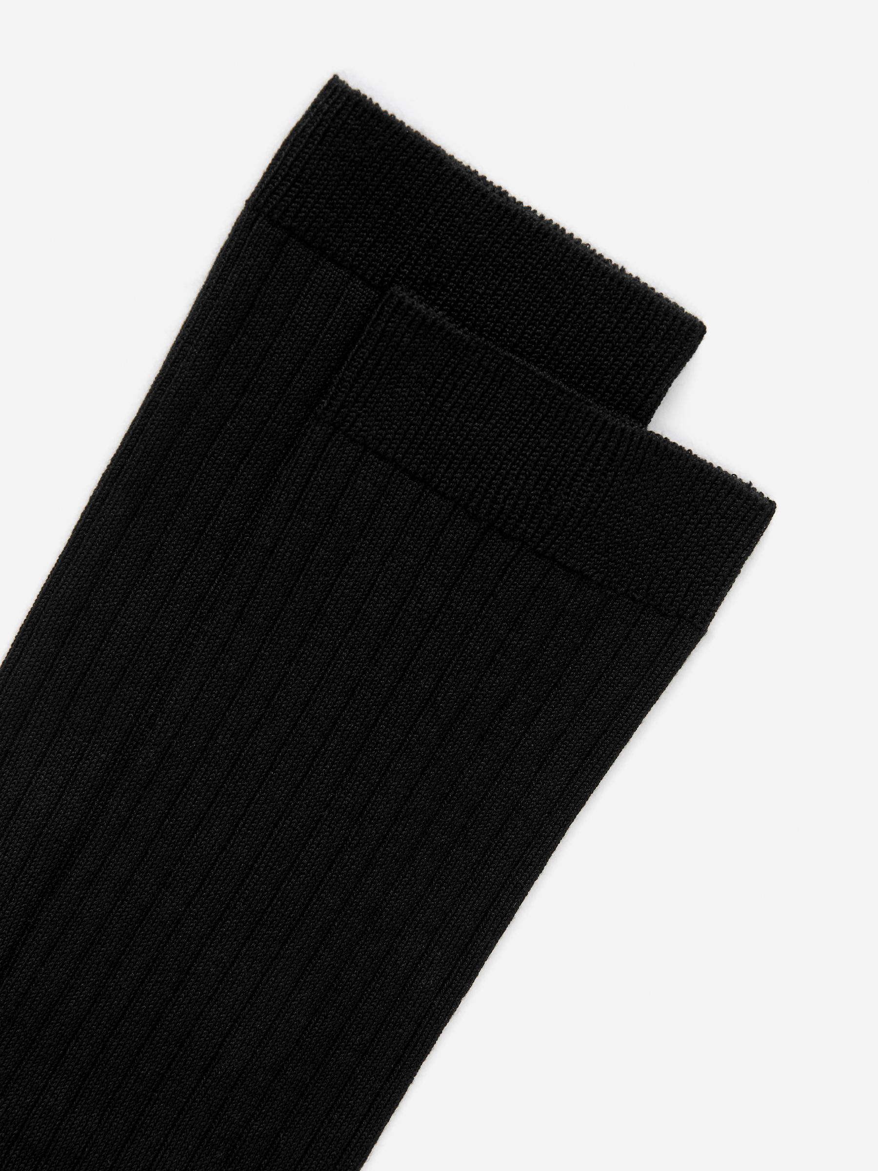Silk-Blend Knee Socks - Black - Women - StillMedia/DescriptiveDetail - 2