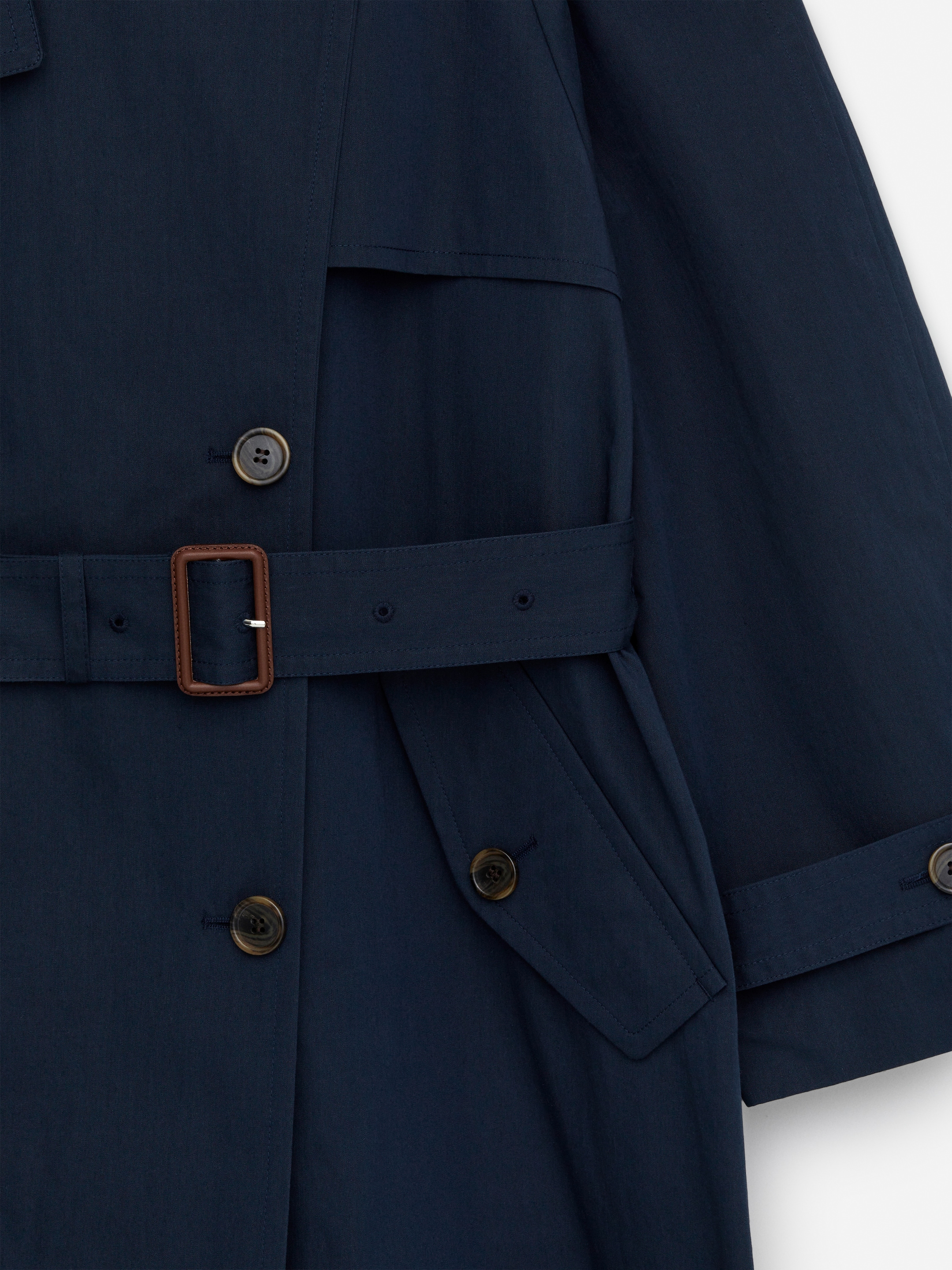 2-in-1 Trench Coat - Dark Blue - Loose fit - Women - StillMedia/DescriptiveDetail - 1