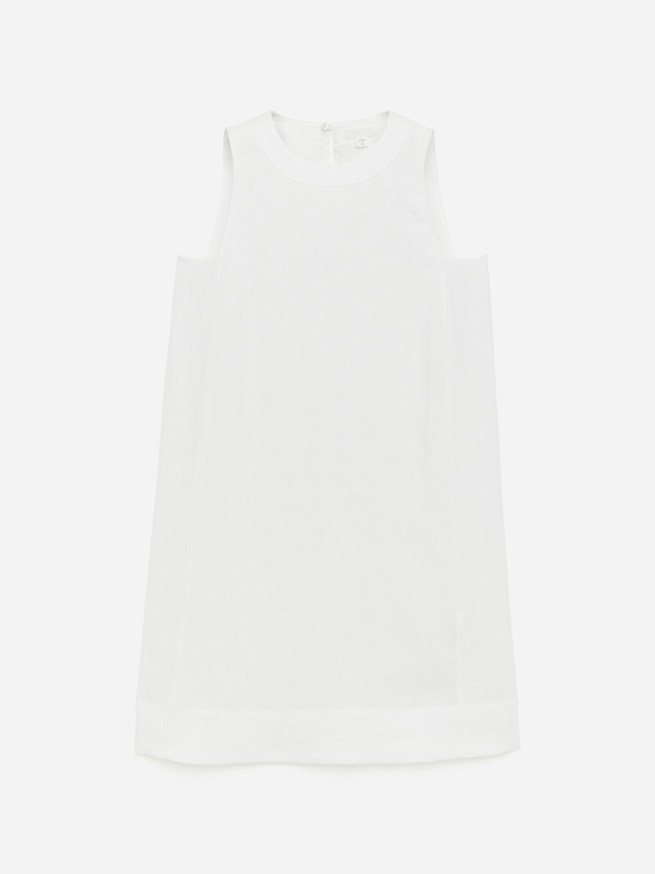 Mini Linen Dress - White - Regular fit - Women - StillMedia/DescriptiveStillLife - 1