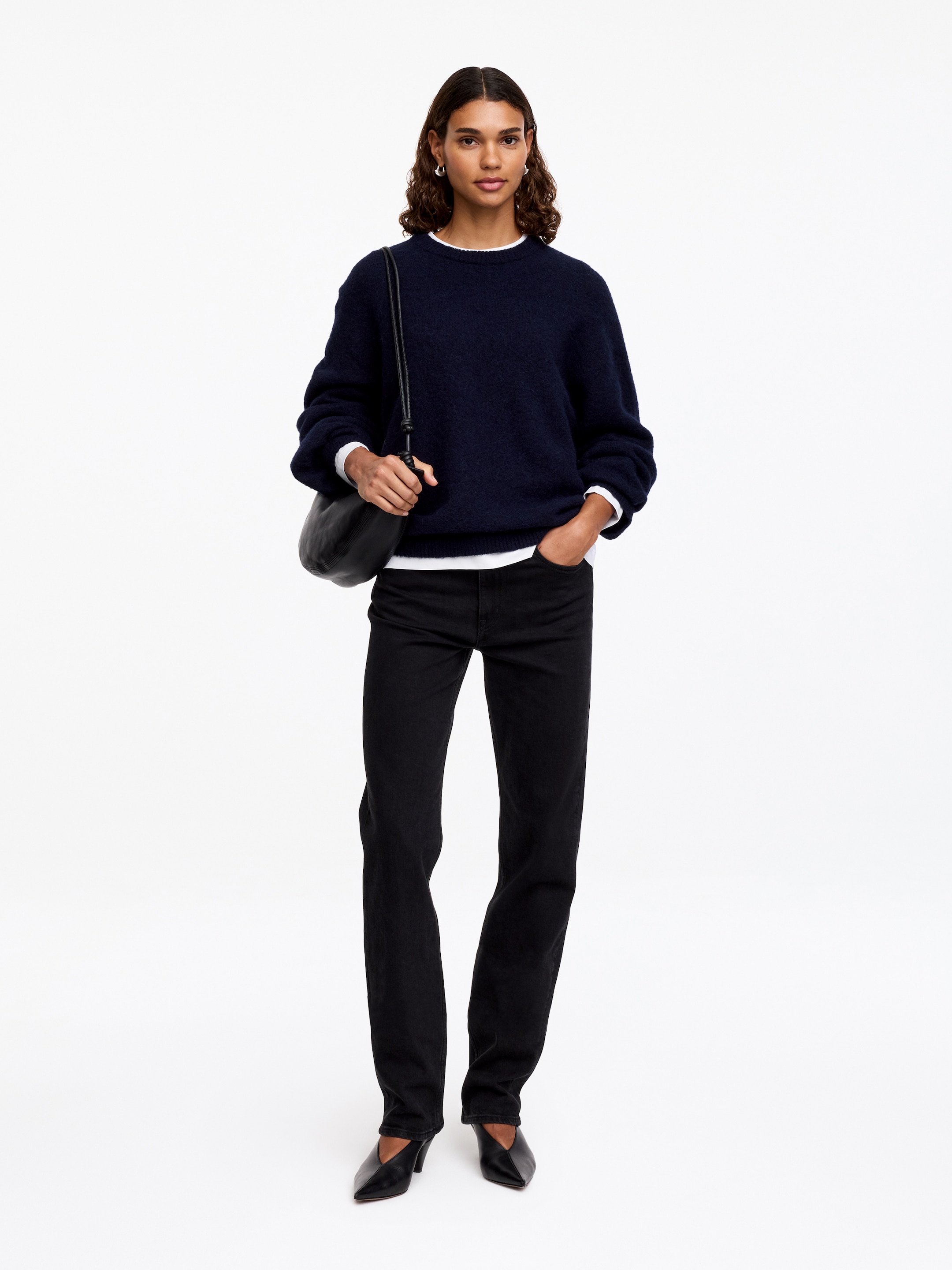T-shirt signature à manches longues - Blanc - Regular fit - Femme - StillMedia/Lookbook - 18