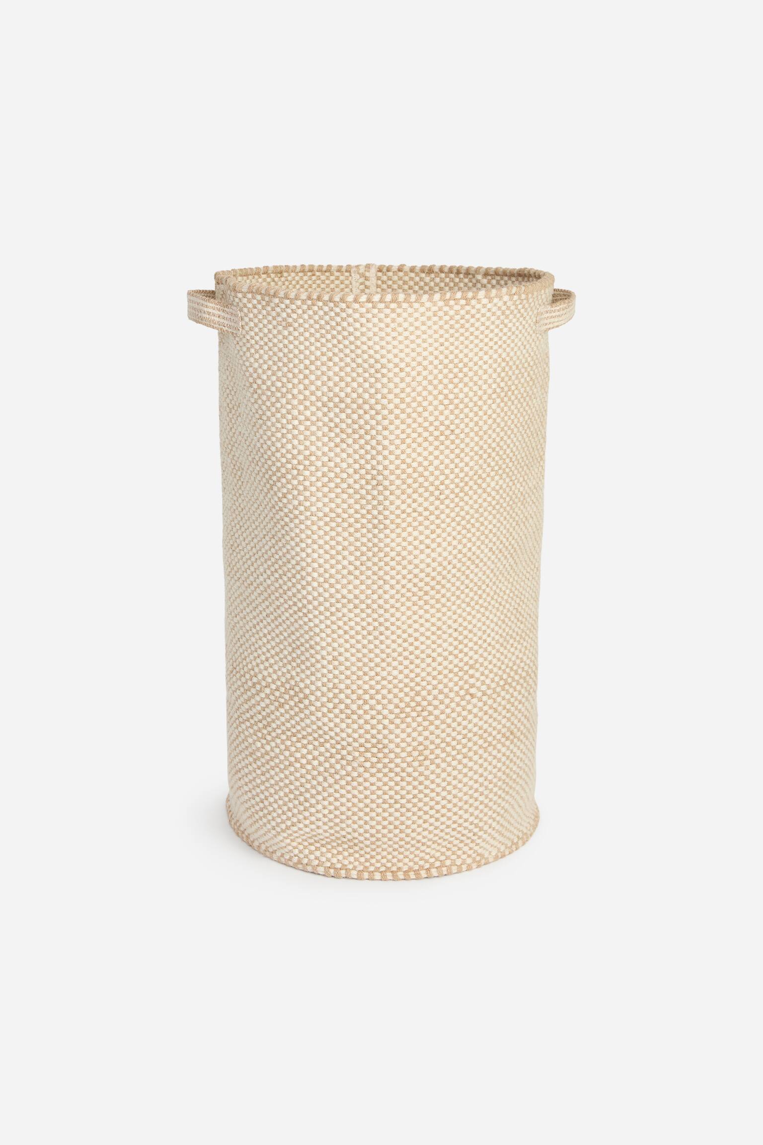 Cesto portaoggetti grande - Beige/Bianco sporco
