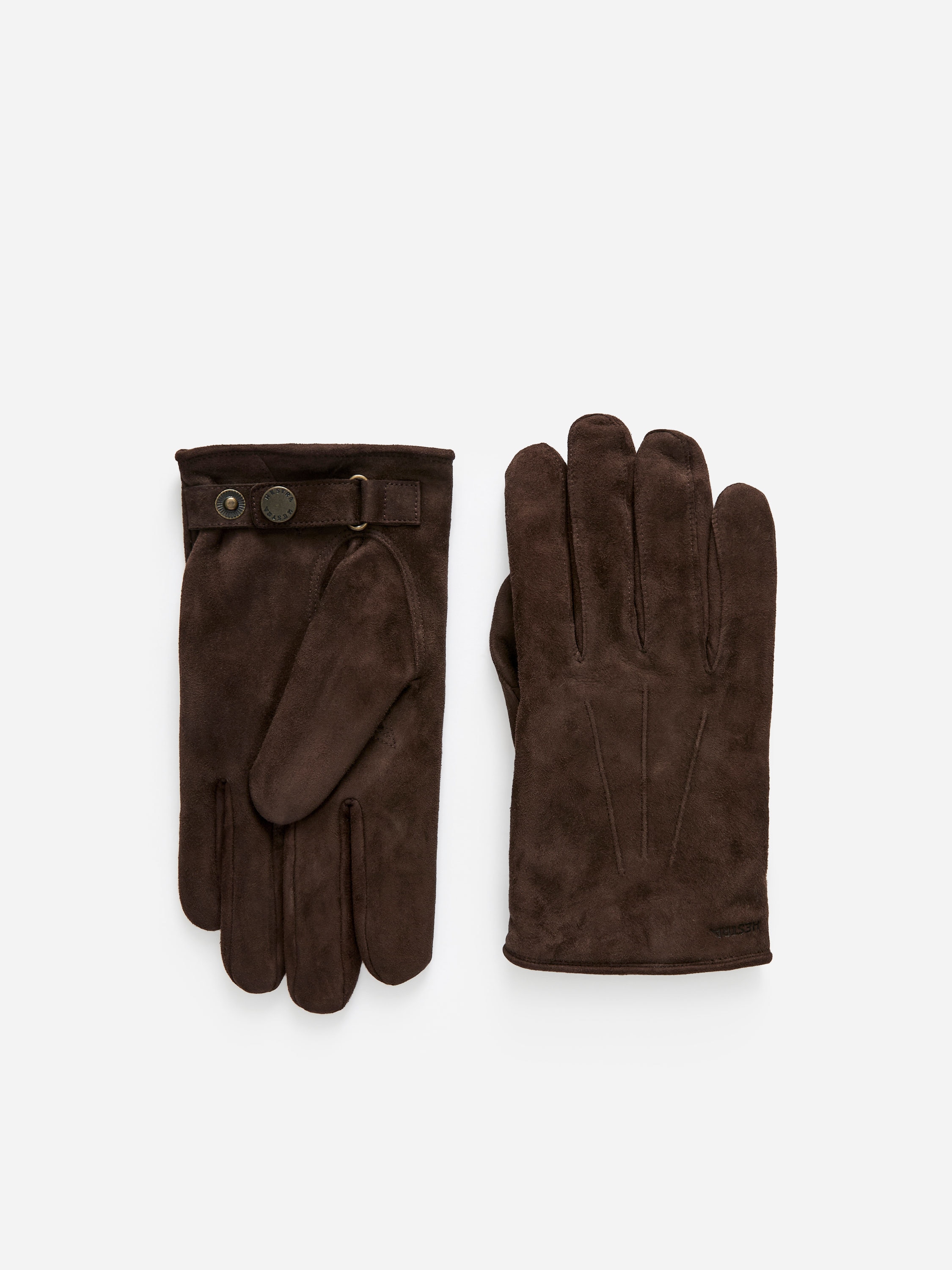 Handschuh Robert aus Veloursleder von Hestra-#6A615D-17254