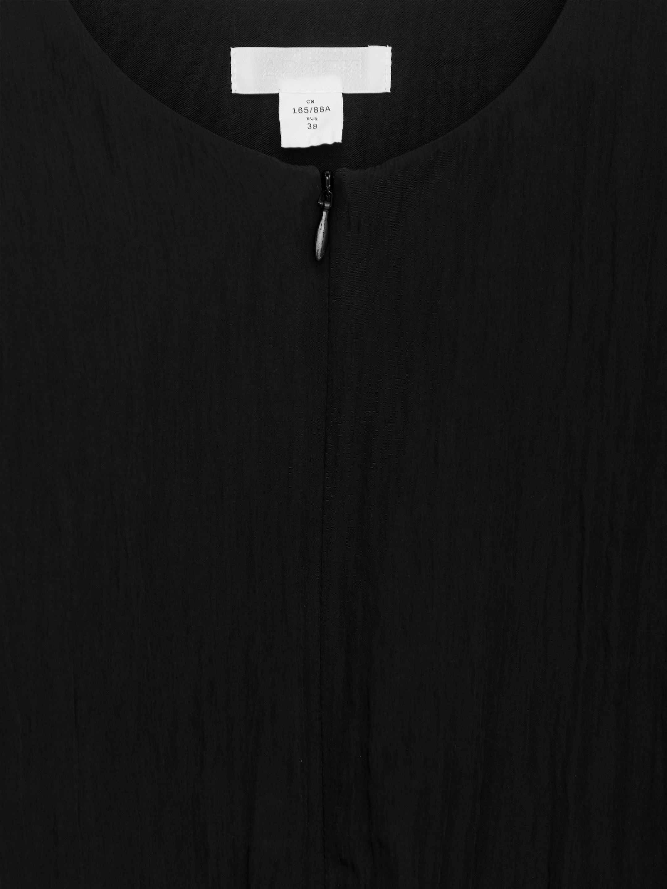 Bubble-Hem Top - Black - Loose fit - Women - StillMedia/DescriptiveDetail - 1