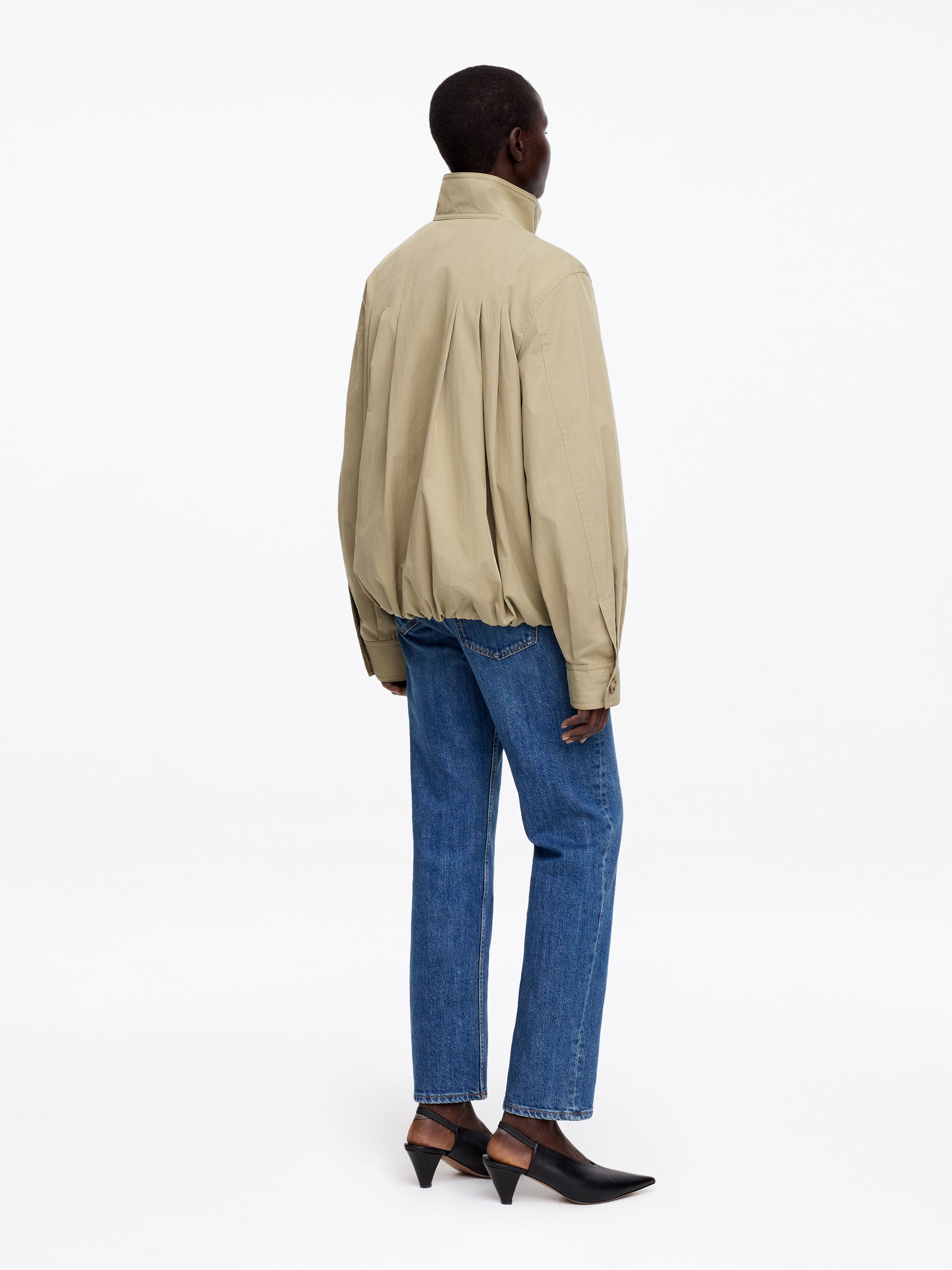 Blouson Jacket - Beige - Relaxed fit - Women - StillMedia/Lookbook - 3