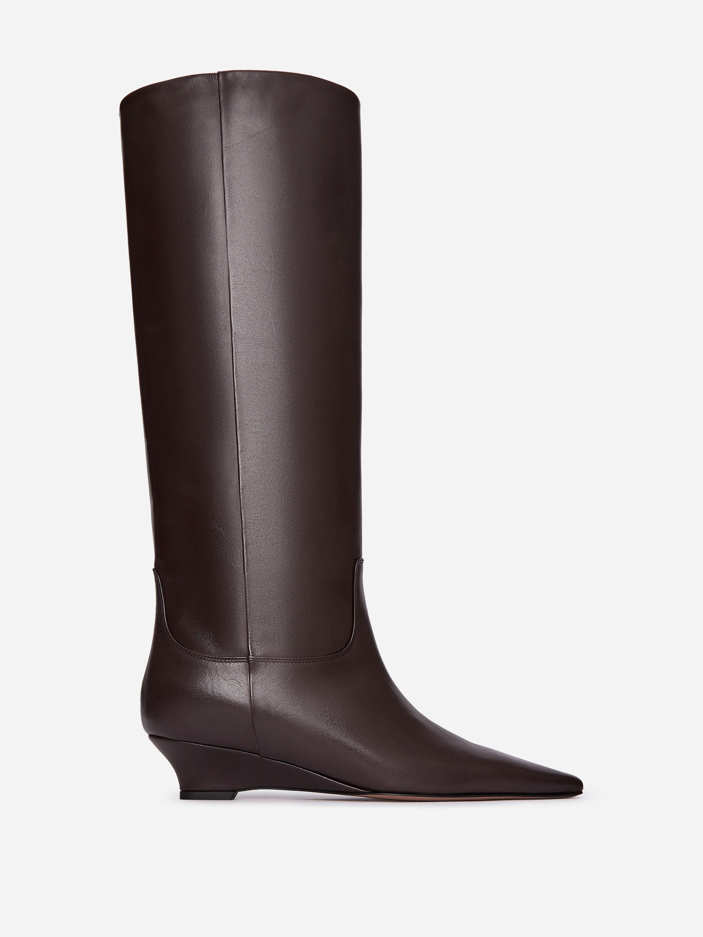 Leather Boots - Dark Brown