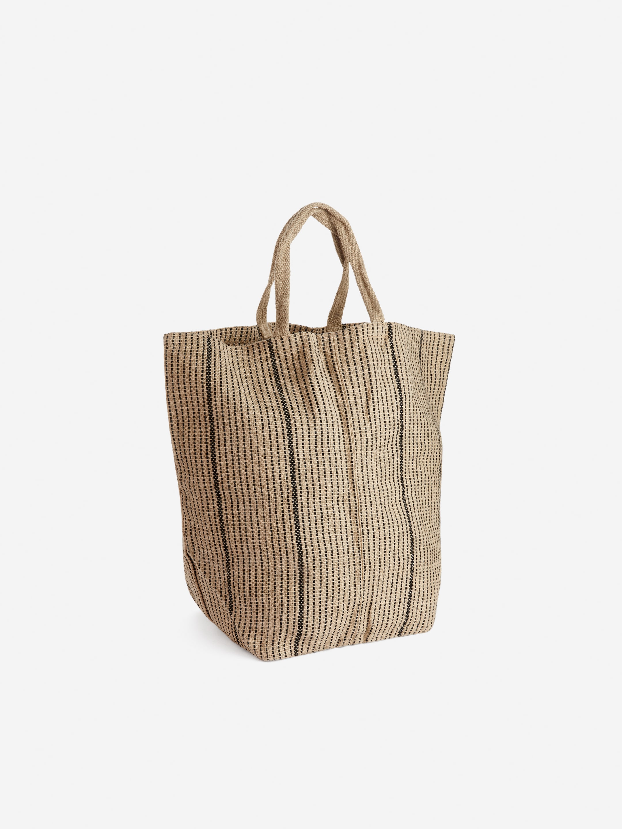 Zobacz większy obraz: Large Jute Tote - Beżowy/Czarny - HOME | H&M PL 2