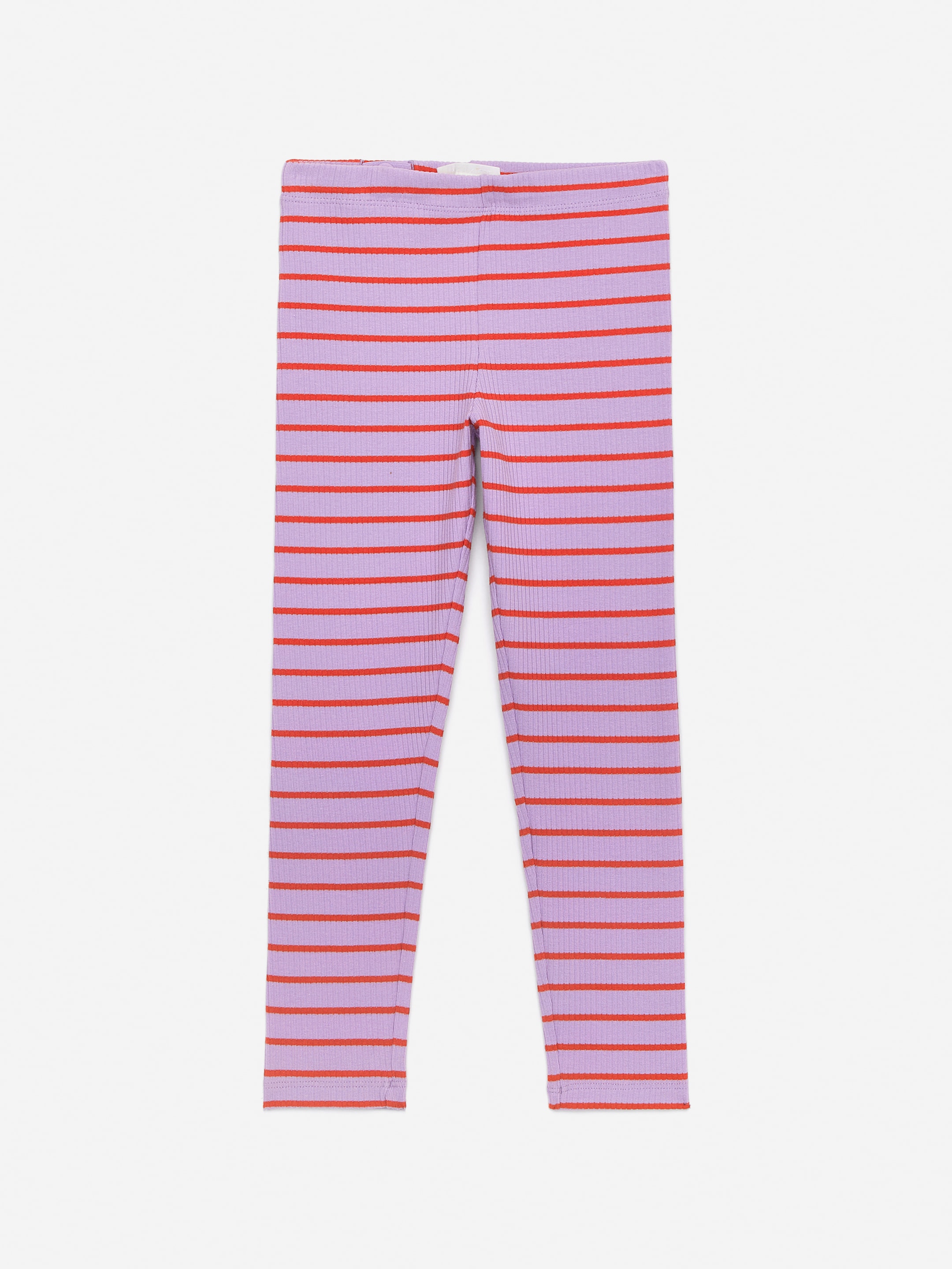 Leggings a coste-Purple-16118