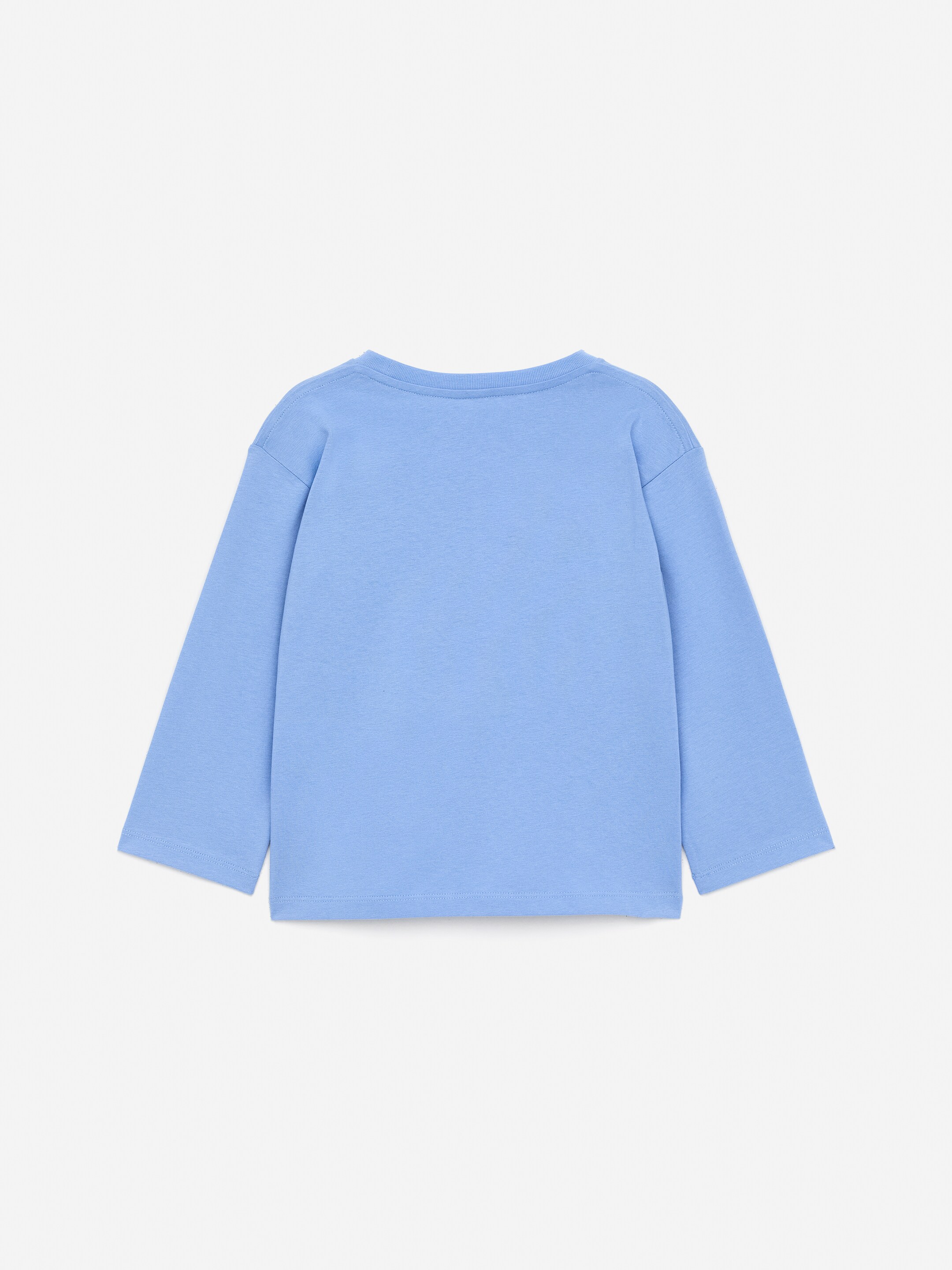 Grotere afbeelding bekijken: Lange mouwenshirt - Blauw/sprinkhaan - KINDEREN | H&M NL 2