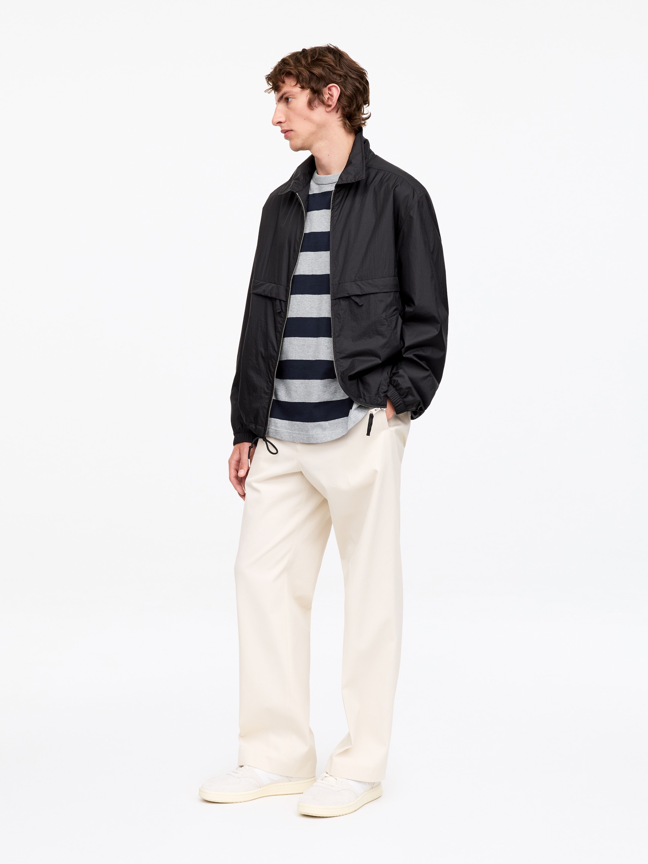 Relaxed T-Shirt - Grey/Dark Blue - Relaxed fit - Men - StillMedia/Lookbook - 4