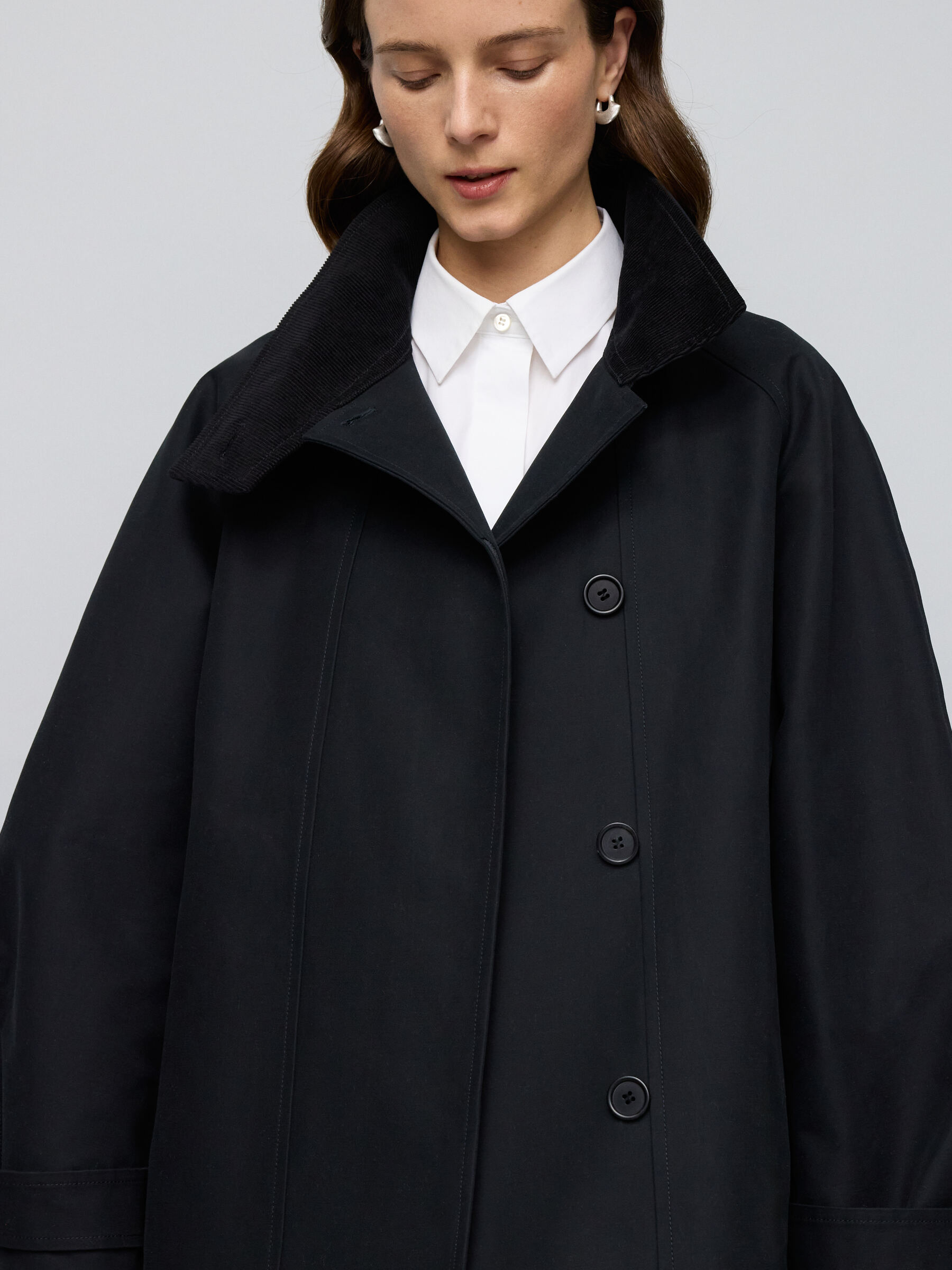 Corduroy-Collar Jacket-#272627-17881