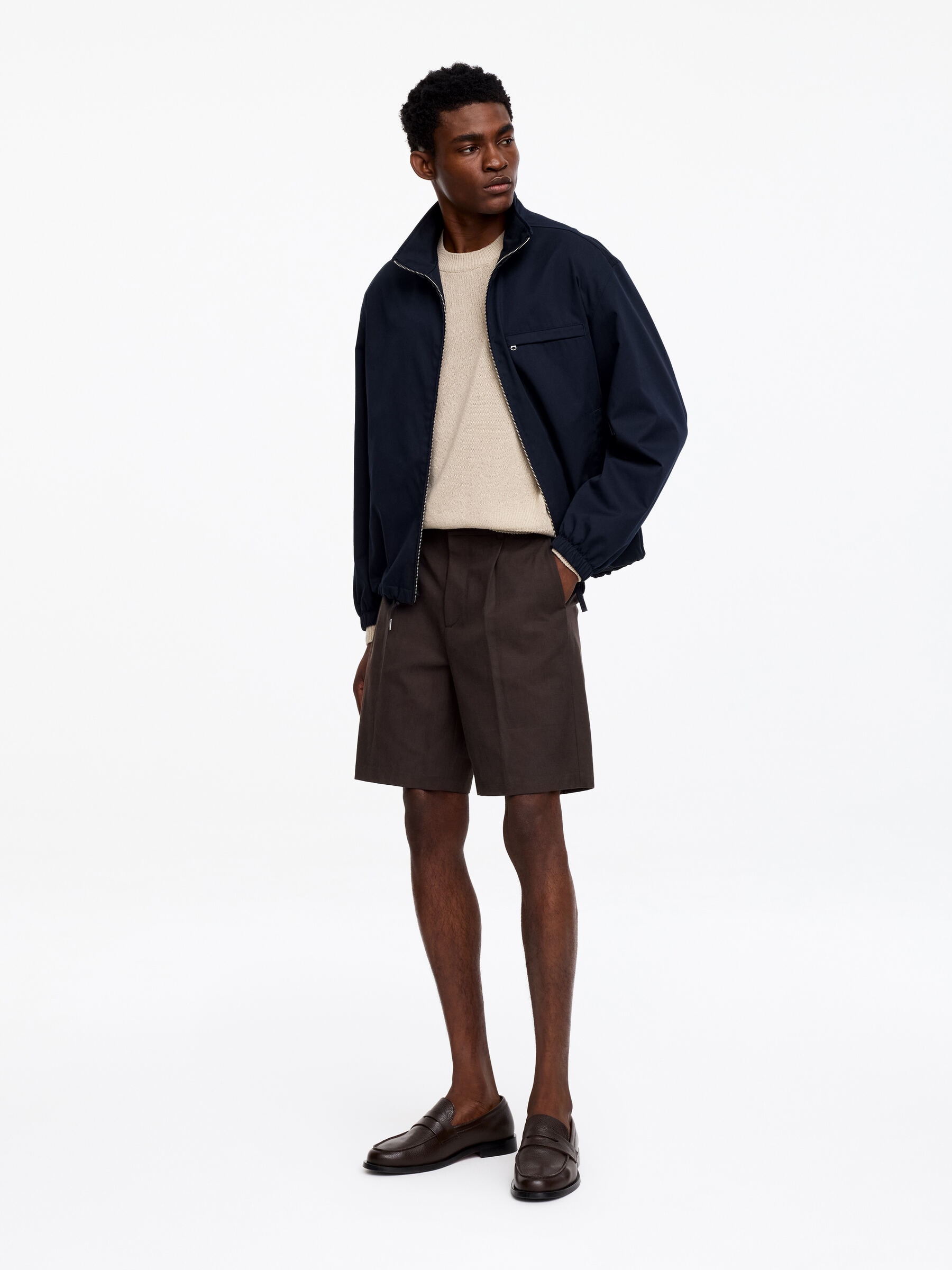 Dressed Shorts - Brown - Relaxed fit - Men - StillMedia/Lookbook - 4
