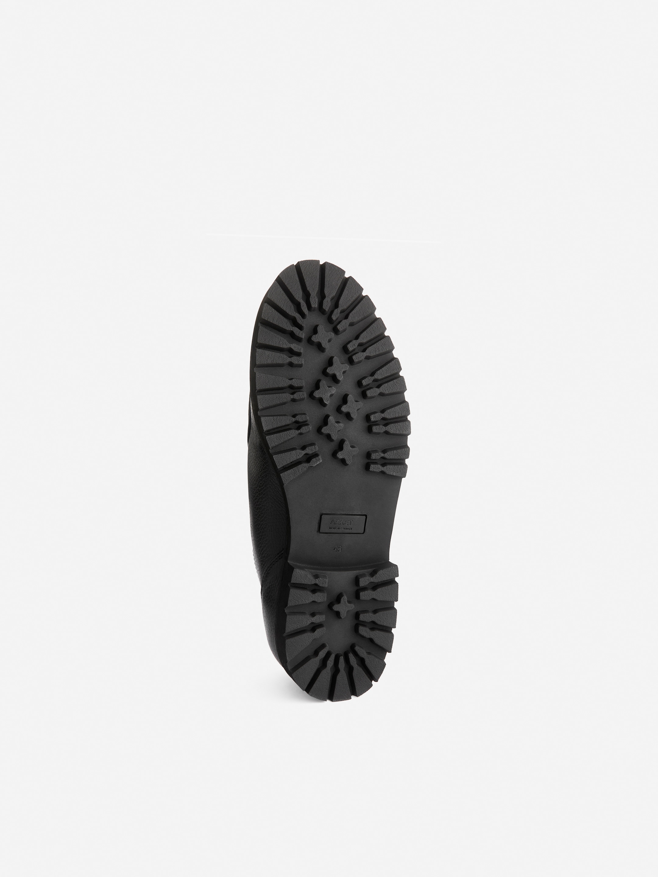 Agrandir l'image: Chaussures en cuir moc toe - Noir - HOMME | H&M CH 6