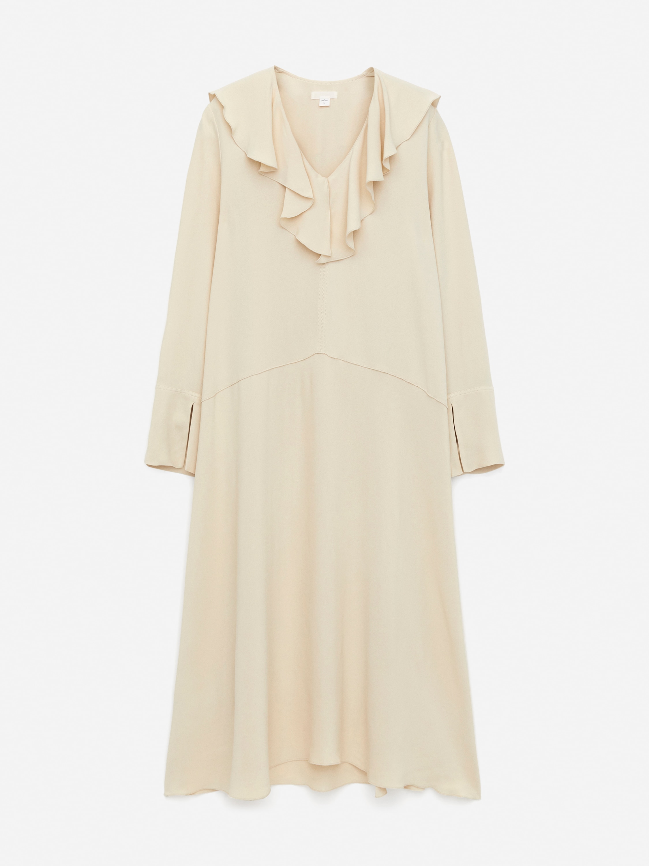 Abito con scollo con gala - Bianco sporco