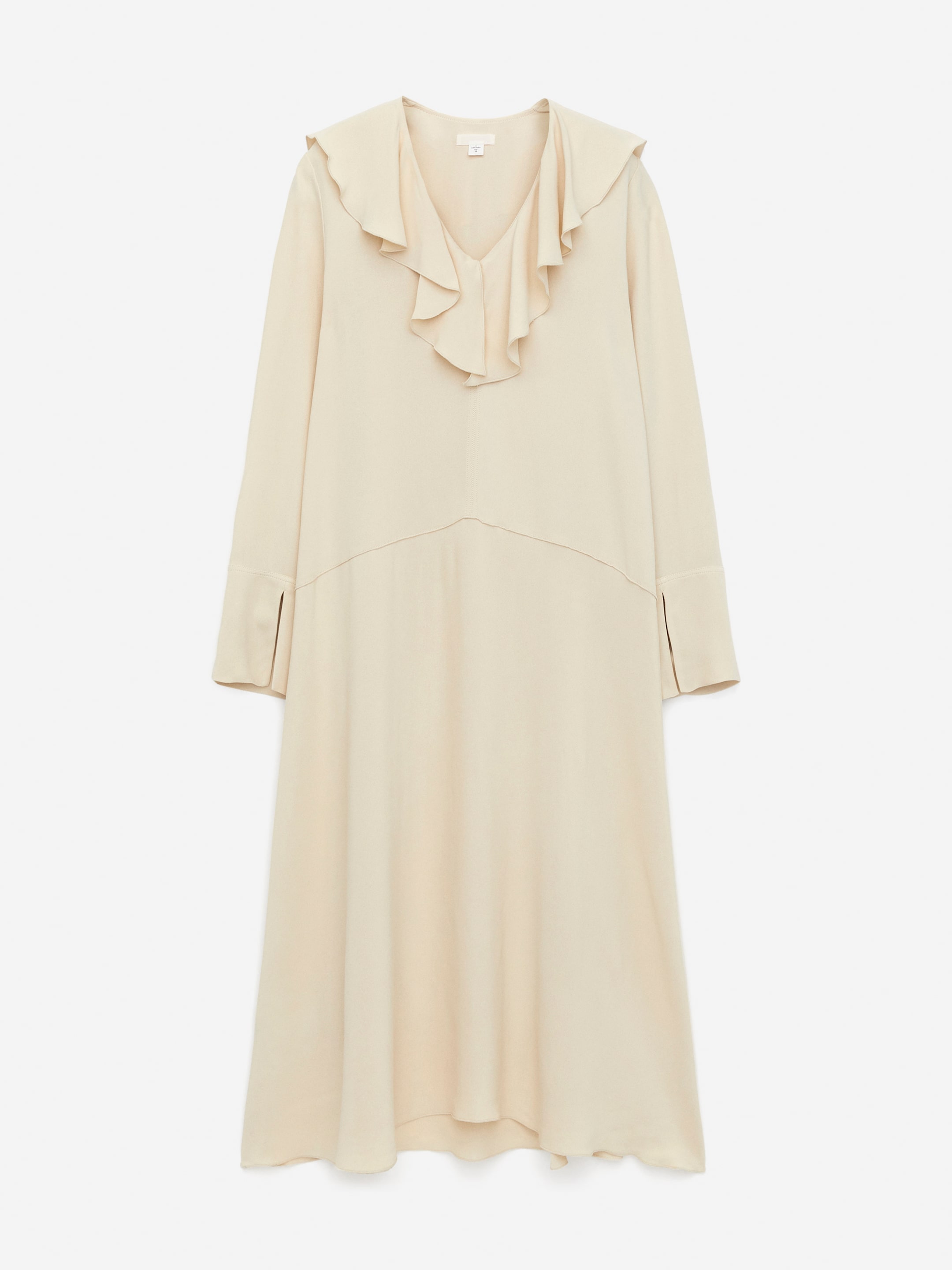 Klänning med volangkrage - Off-white - Regular fit - Women - StillMedia/DescriptiveStillLife - 2