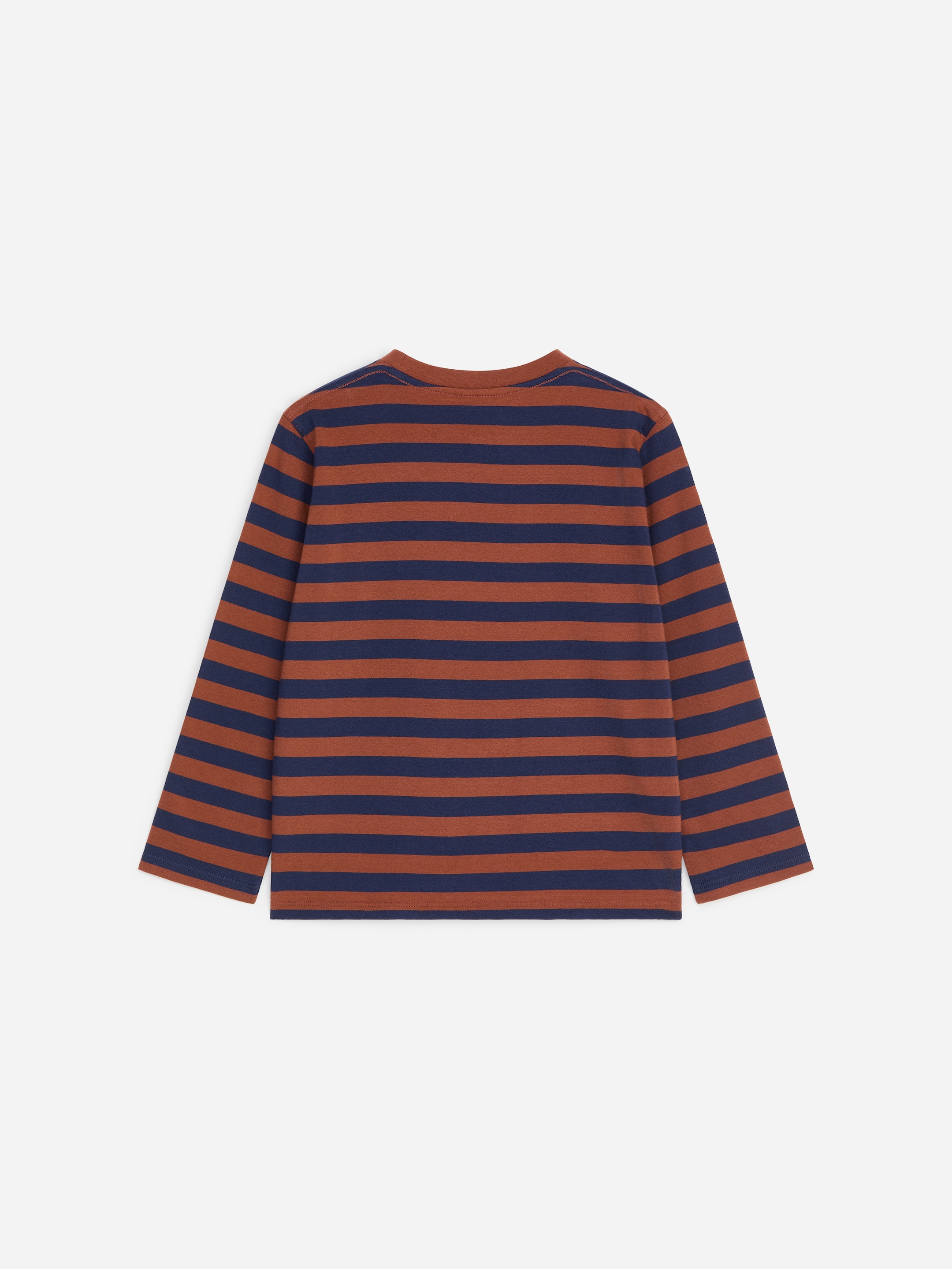 Long-Sleeve T-Shirt - Brown/Dark Blue - Relaxed fit - Children - StillMedia/DescriptiveStillLife - 3