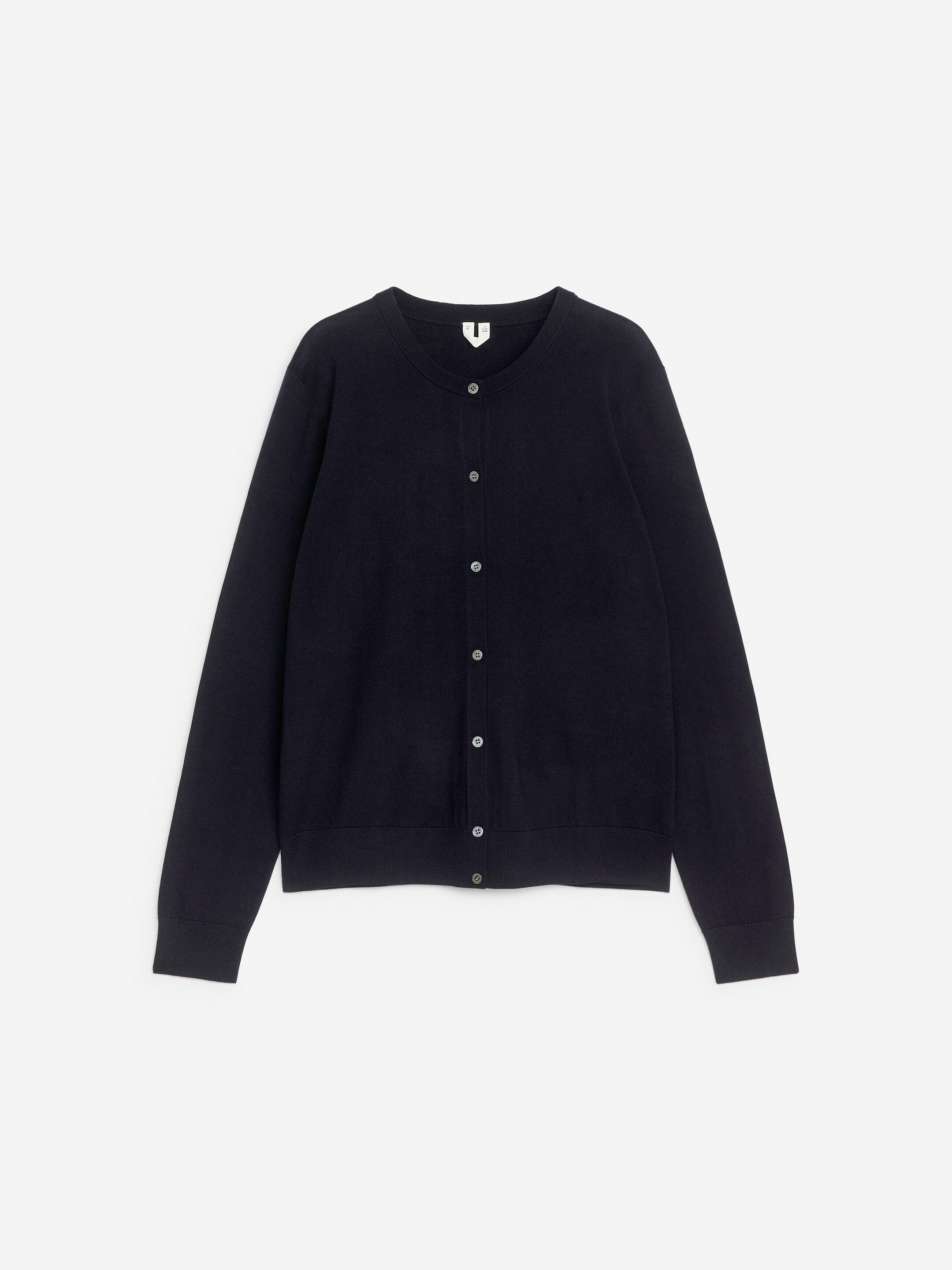 Größeres Bild ansehen: Strickjacke aus Merinowolle - Dunkelblau - Ladies | H&M DE 1