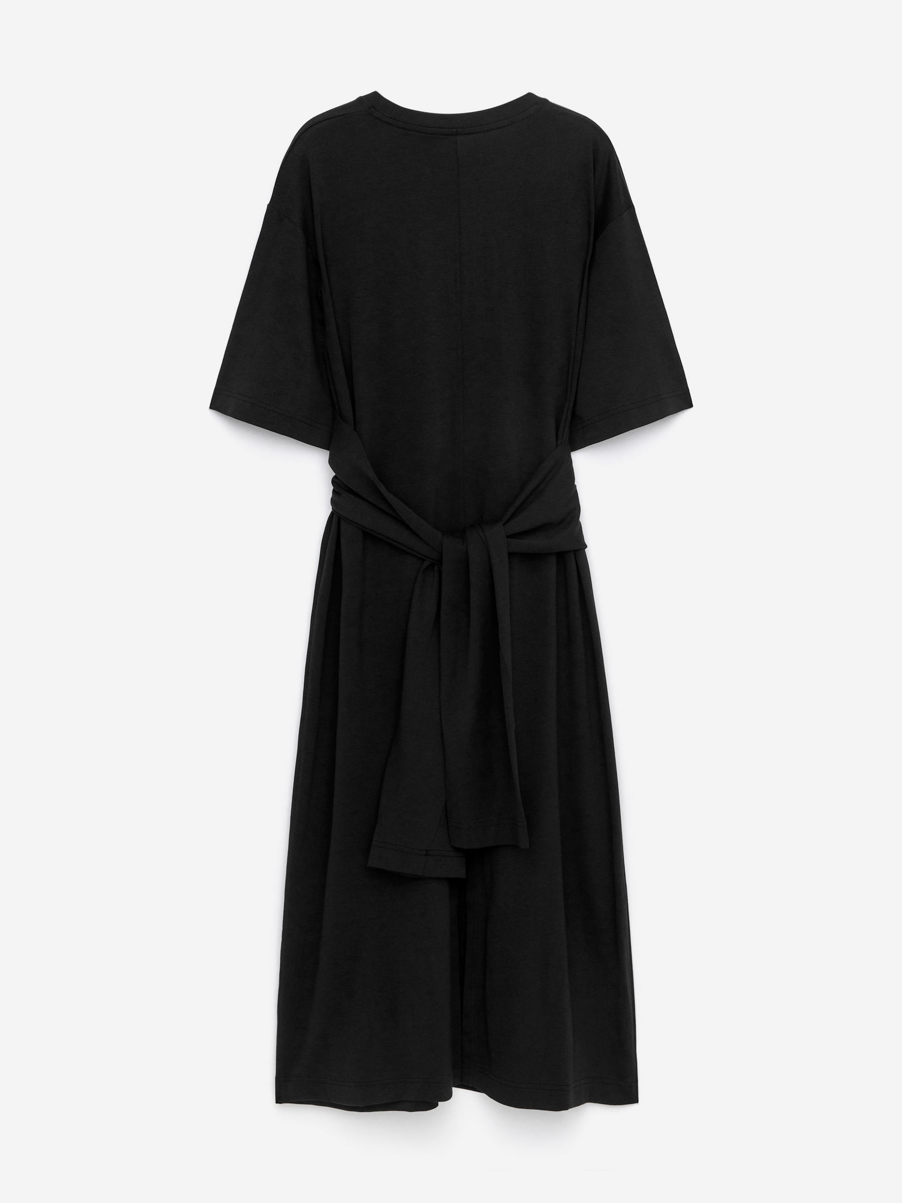 Vestido camiseta de corte midi - Negro - Corte estándar - Women - StillMedia/DescriptiveStillLife - 2