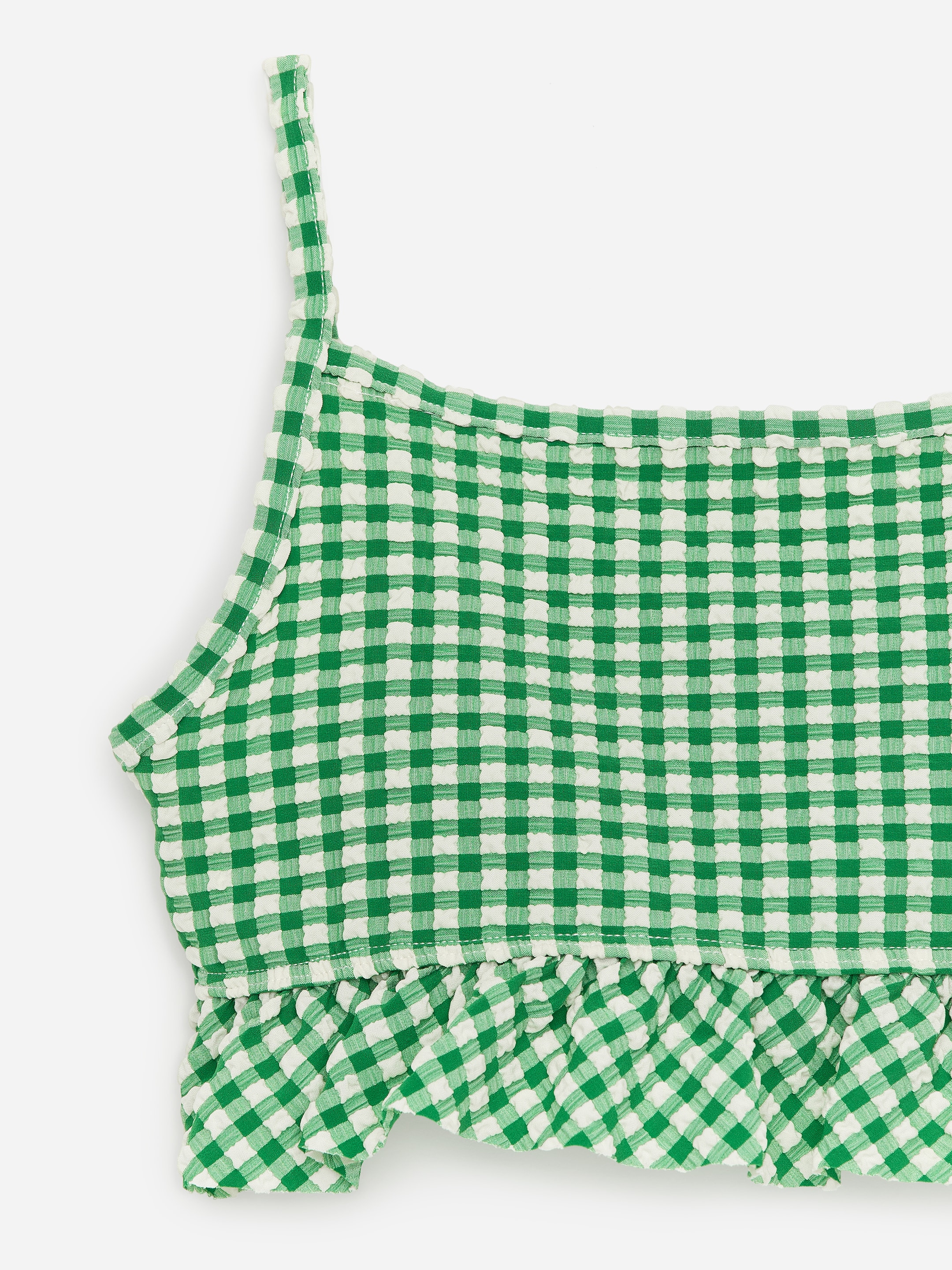 Seersucker Frill Bikini - Green/White - Regular fit - Children - StillMedia/DescriptiveDetail - 3