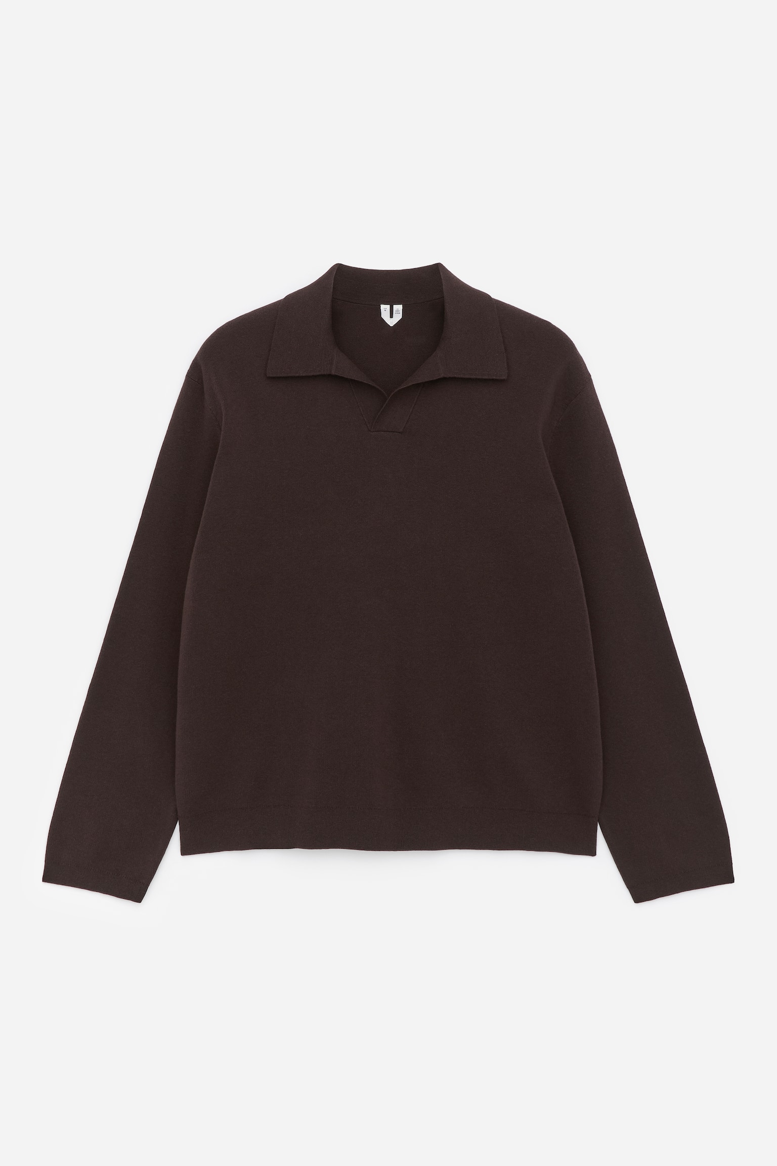 Finstickad polo shirt - Brun/Mörkblå/Khakigrön - 2